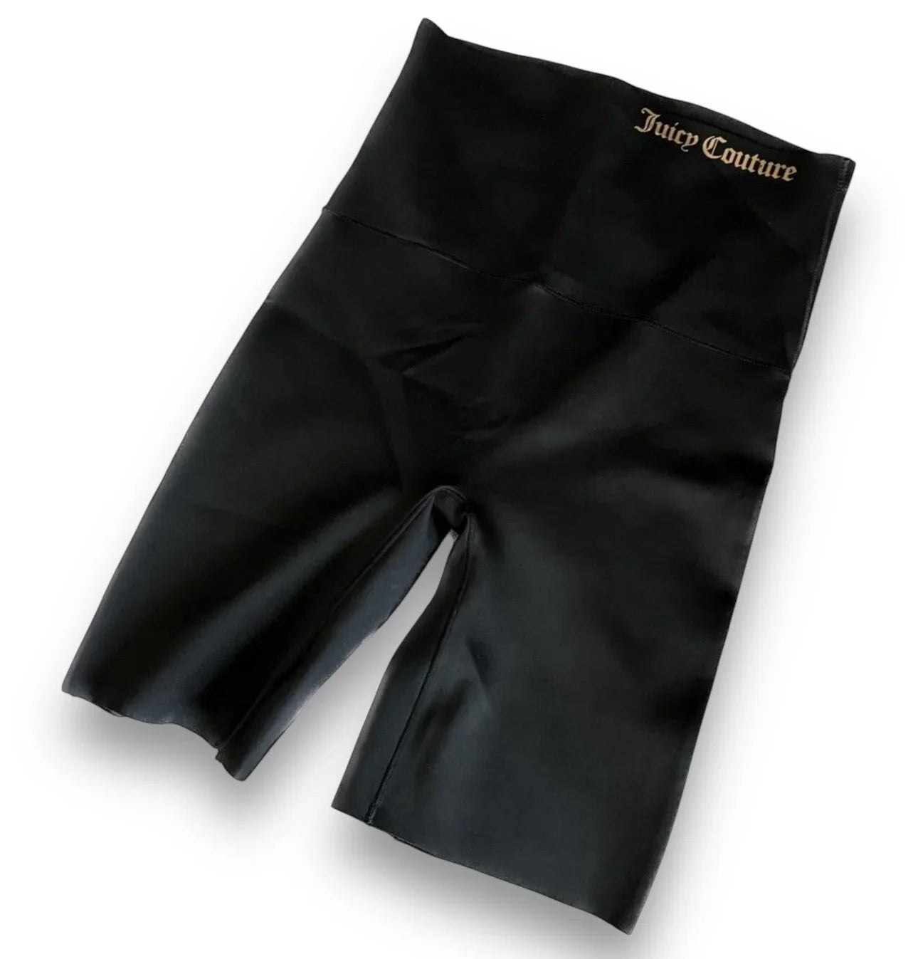NWT! Juicy Couture Women's Sz S Seamless Mid Thigh Shaping Biker Shorts Black - Trendiez U ♥ 