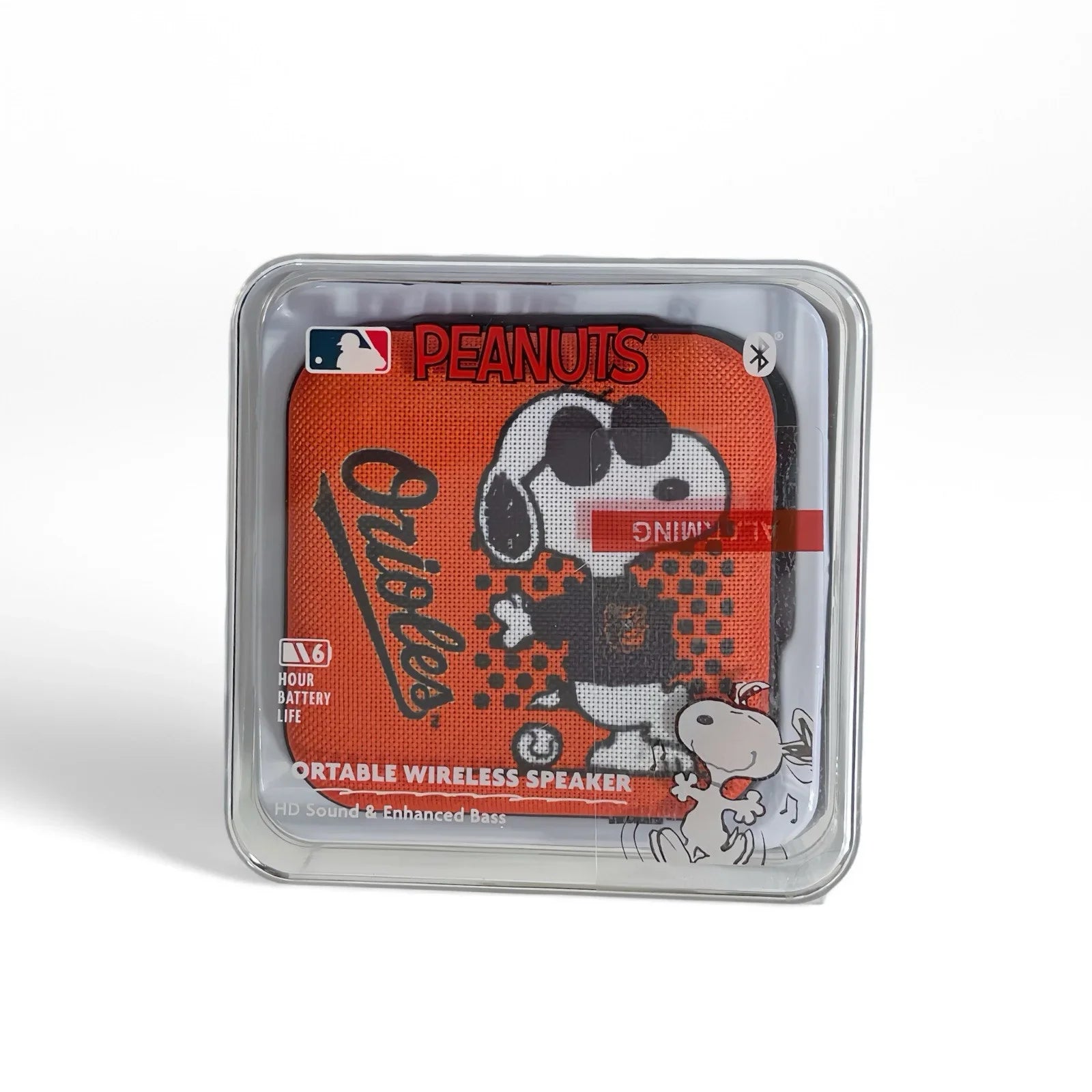 Peanuts Snoopy 4" Portable Bluetooth Speaker - Baltimore Orioles **NEW** - Trendiez U ♥ 