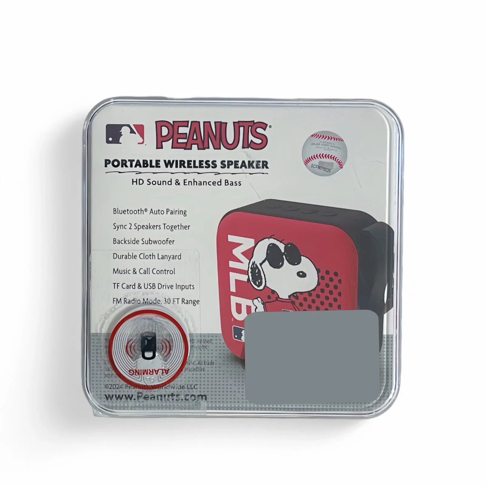 Peanuts Snoopy 4" Portable Bluetooth Speaker - Baltimore Orioles **NEW** - Trendiez U ♥ 