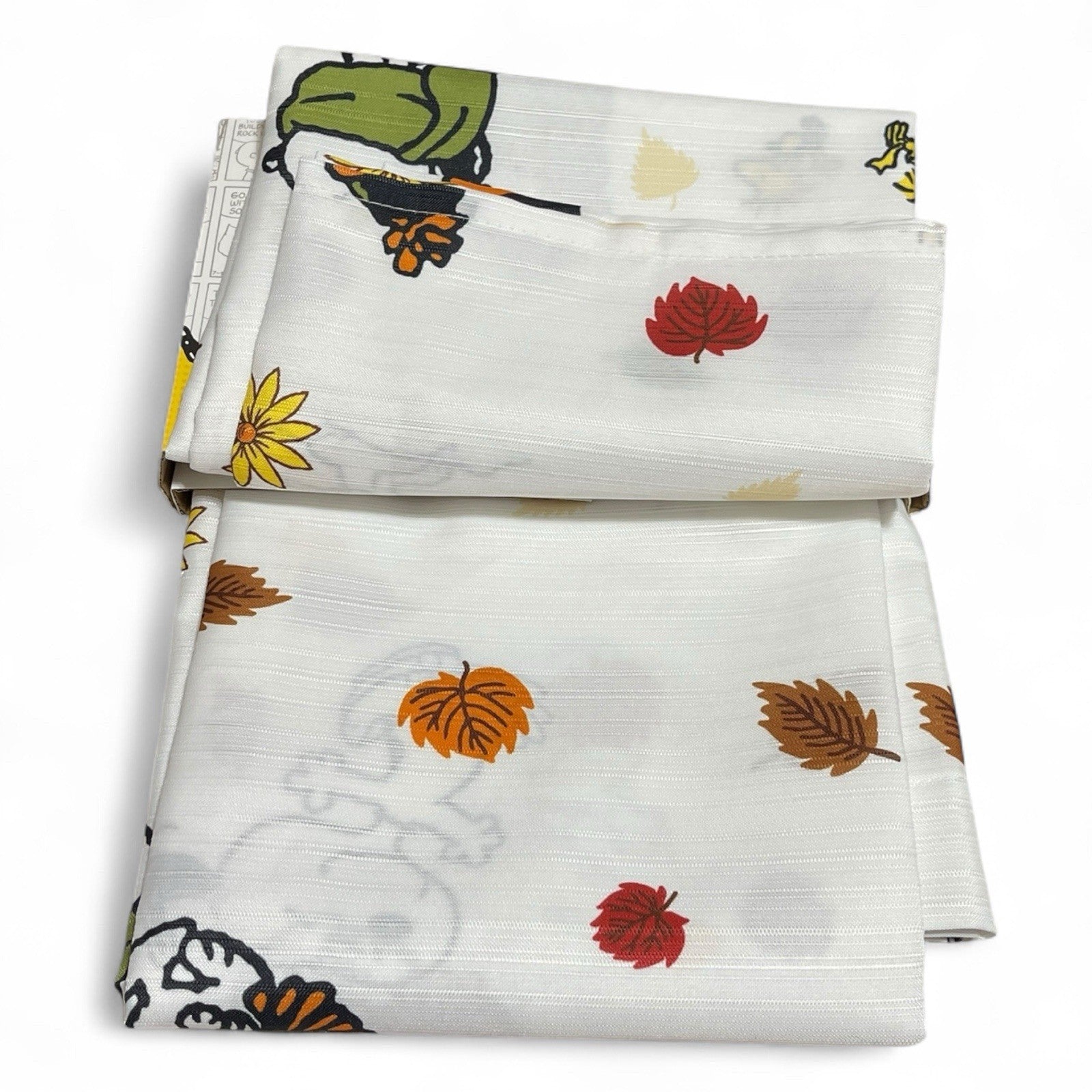Peanuts Snoopy Autumn Shower Curtain – Fall Leaves Bath Deco - Trendiez U ♥ 