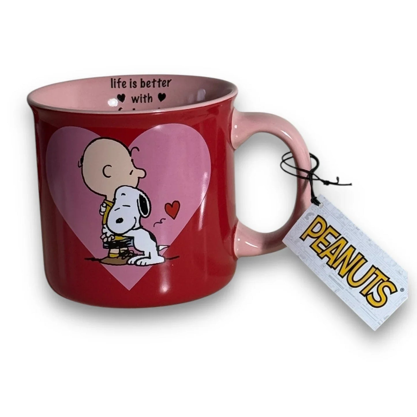 Peanuts SNOOPY Charlie Brown VALENTINE'S YOU ARE SO LOVED Coffee Tea Cup Mug - Trendiez U ♥ 