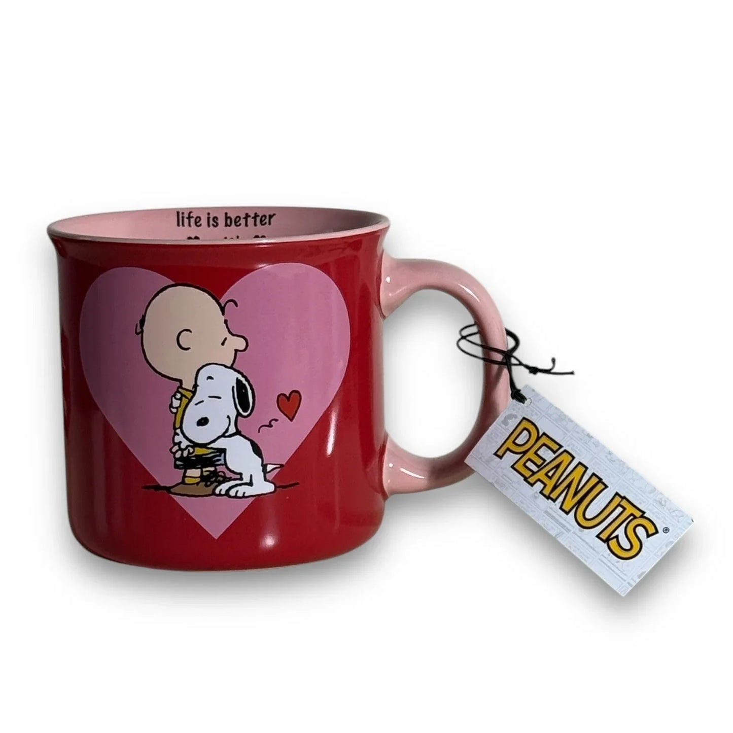 Peanuts SNOOPY Charlie Brown VALENTINE'S YOU ARE SO LOVED Coffee Tea Cup Mug - Trendiez U ♥ 