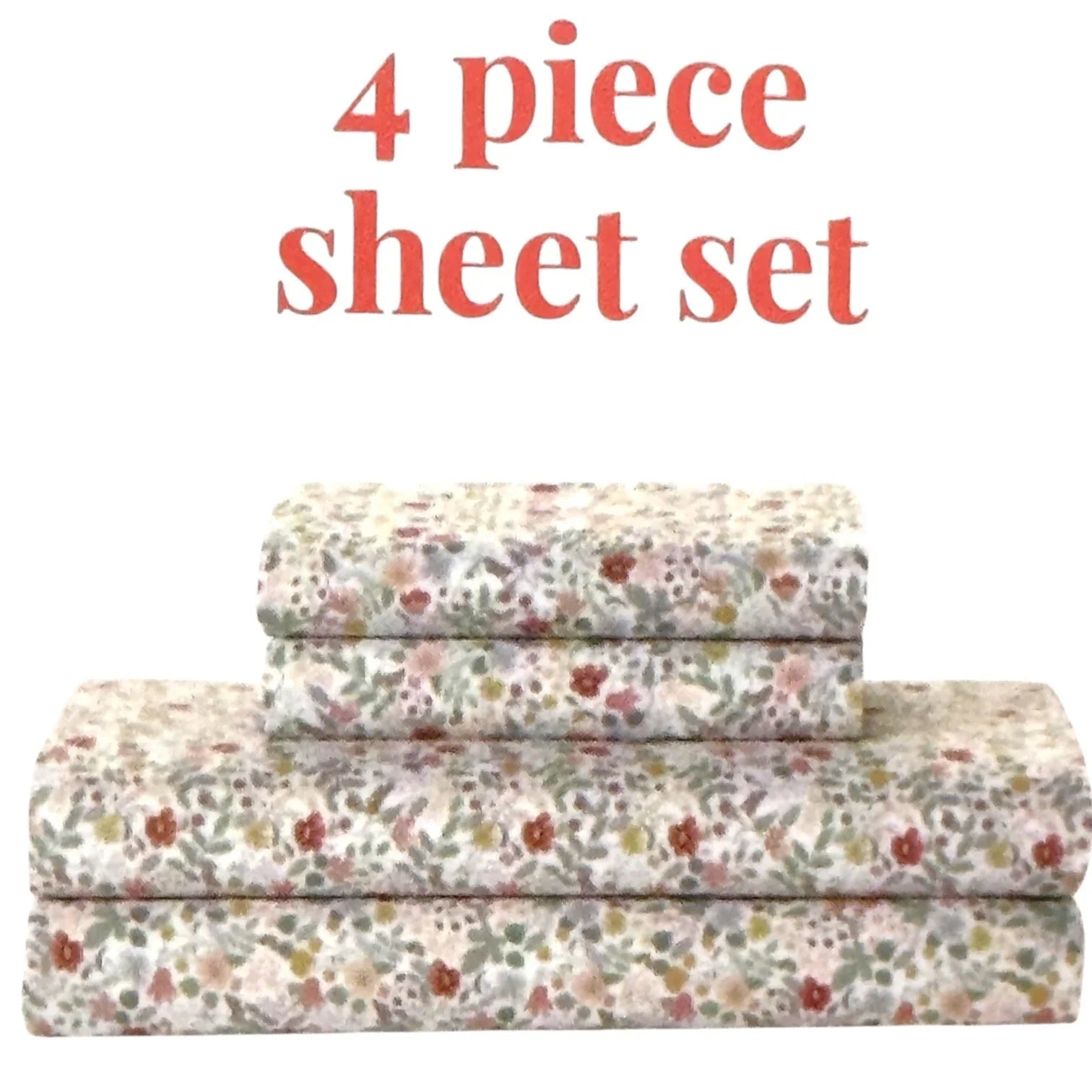 Peri Homes Queen 4pc Bed Sheet Set Luxurious floral New - Trendiez U ♥ 