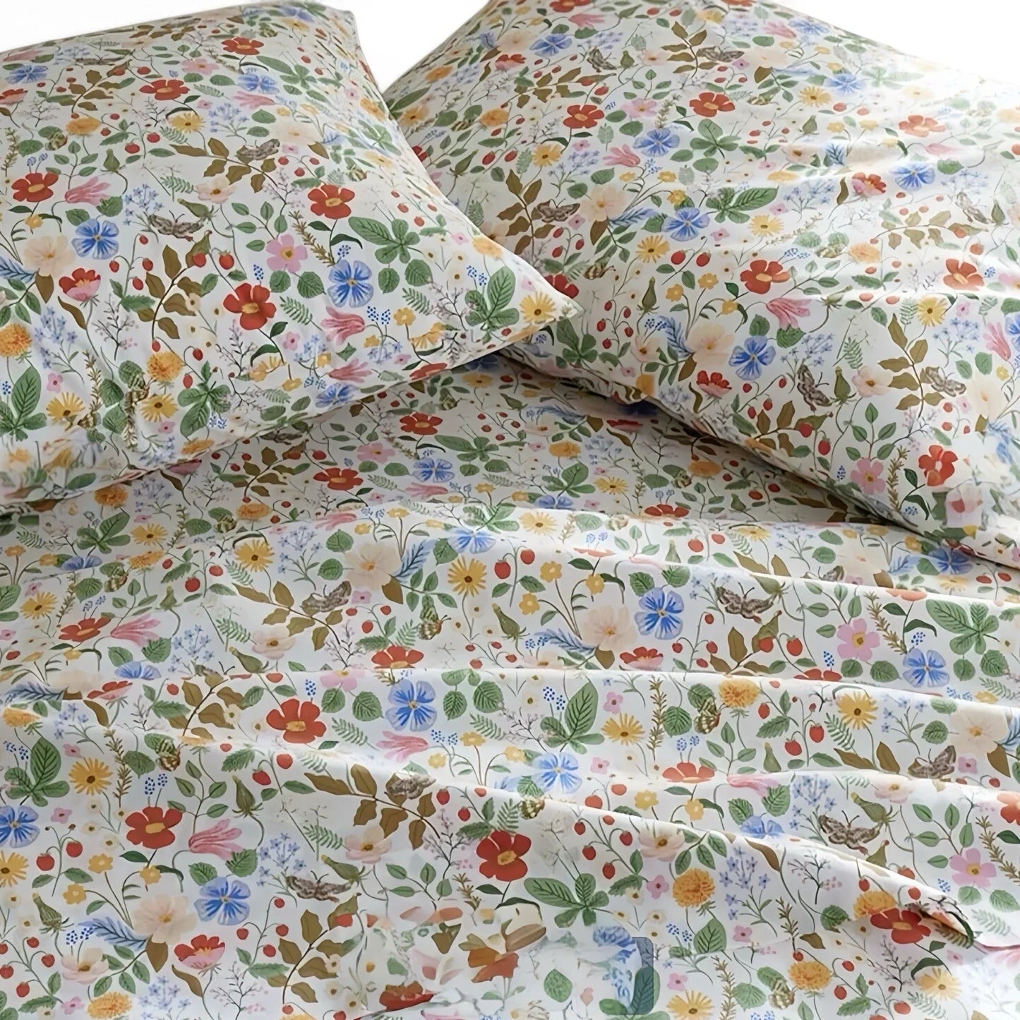 Peri Homes Queen 4pc Bed Sheet Set Luxurious floral New - Trendiez U ♥ 