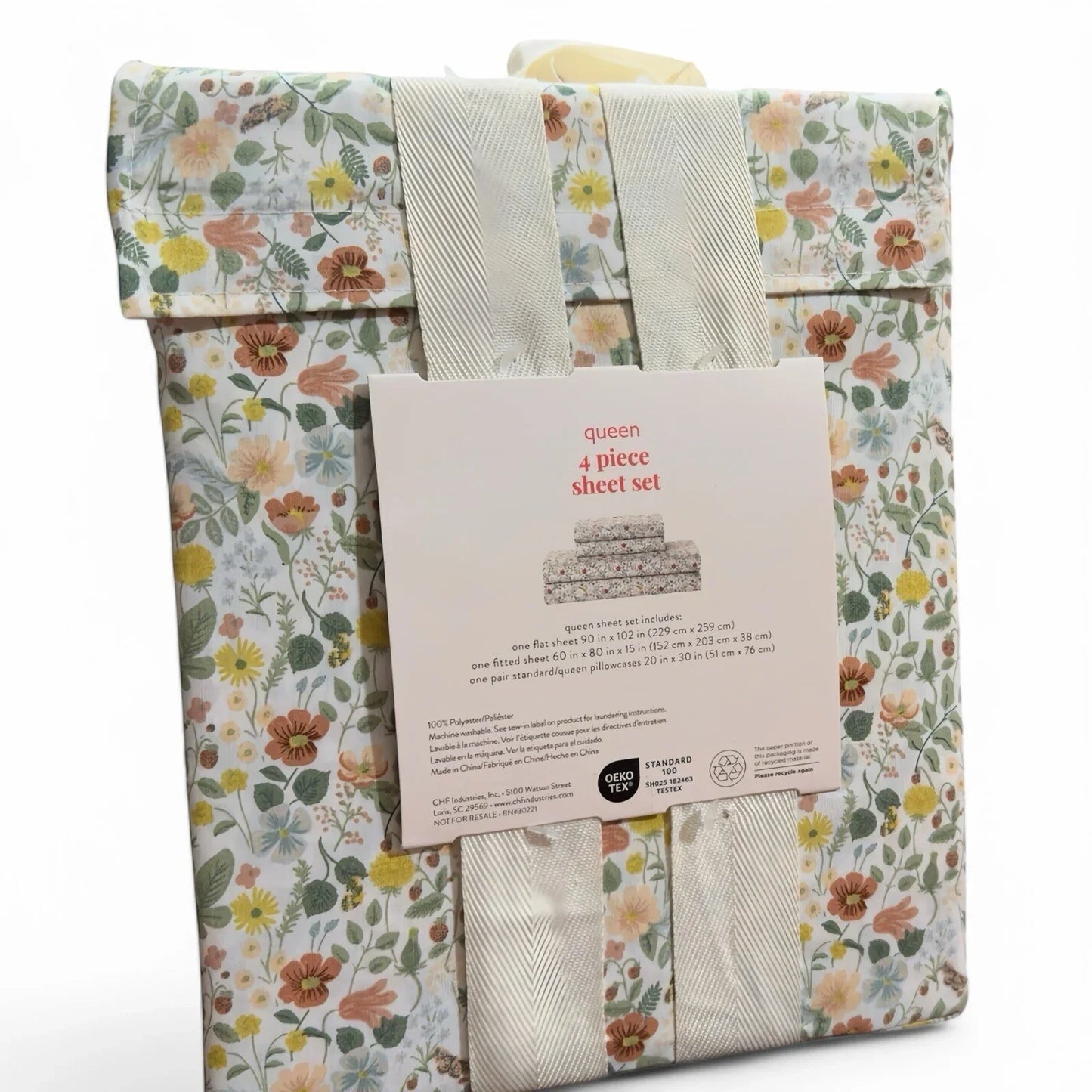 Peri Homes Queen 4pc Bed Sheet Set Luxurious floral New - Trendiez U ♥ 