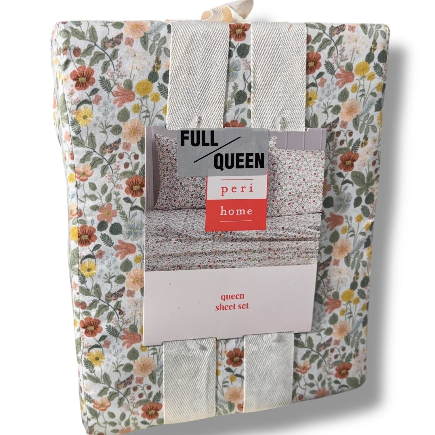 Peri Homes Queen 4pc Bed Sheet Set Luxurious floral New - Trendiez U ♥ 