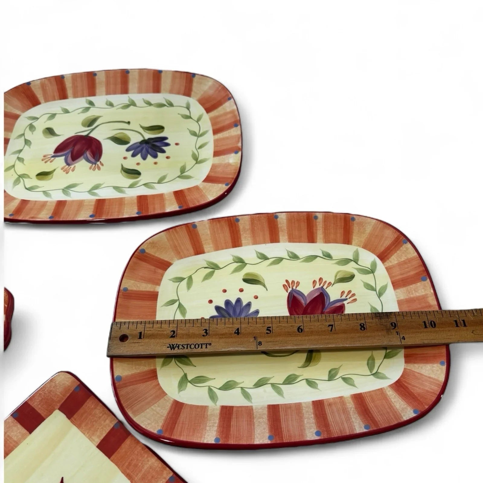 Pfaltzgraff Napoli 7 Piece Dinnerware Entertaining Place Settings Plates Trivets - Trendiez U ♥ 