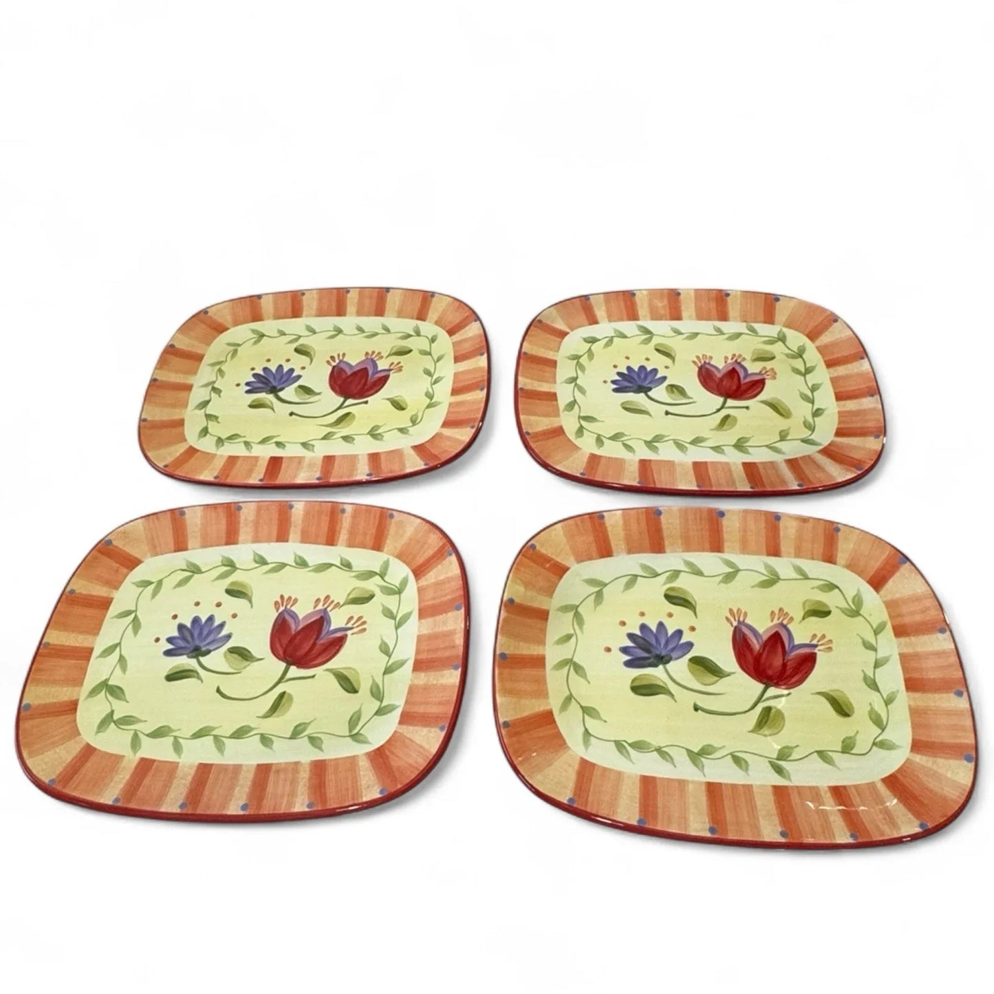 Pfaltzgraff Napoli 7 Piece Dinnerware Entertaining Place Settings Plates Trivets - Trendiez U ♥ 