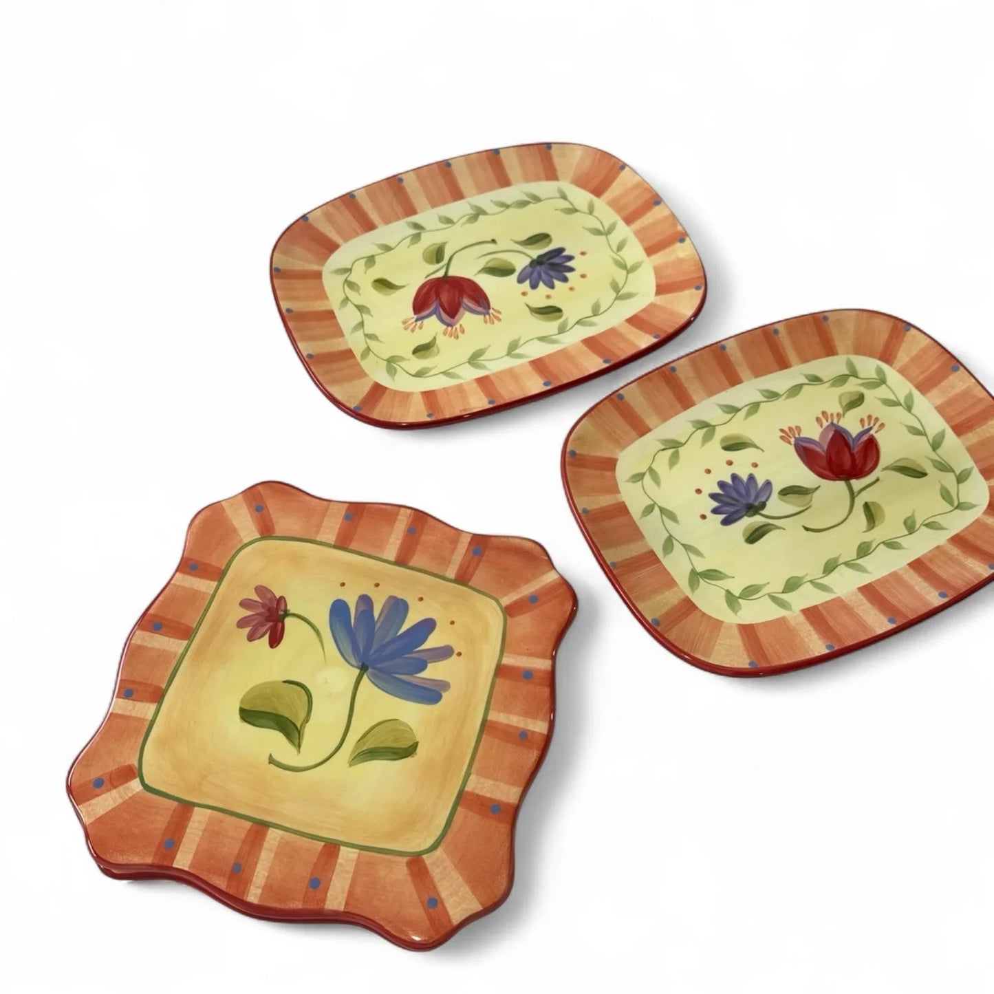 Pfaltzgraff Napoli 7 Piece Dinnerware Entertaining Place Settings Plates Trivets - Trendiez U ♥ 