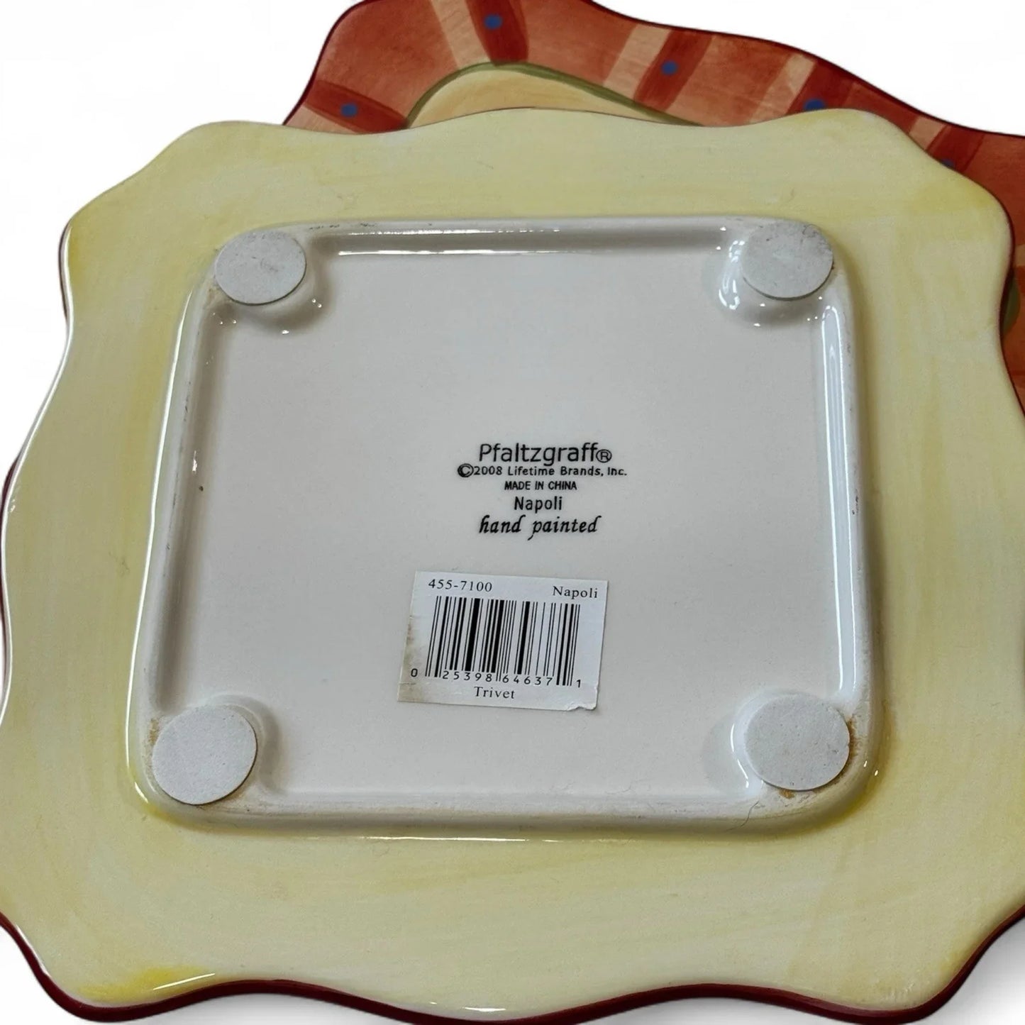 Pfaltzgraff Napoli 7 Piece Dinnerware Entertaining Place Settings Plates Trivets - Trendiez U ♥ 
