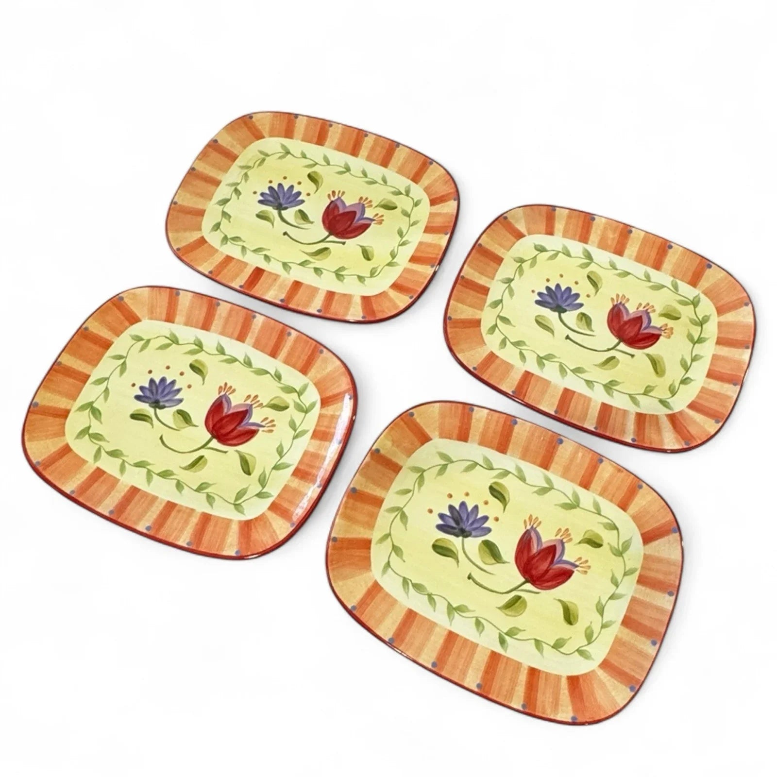 Pfaltzgraff Napoli 7 Piece Dinnerware Entertaining Place Settings Plates Trivets - Trendiez U ♥ 