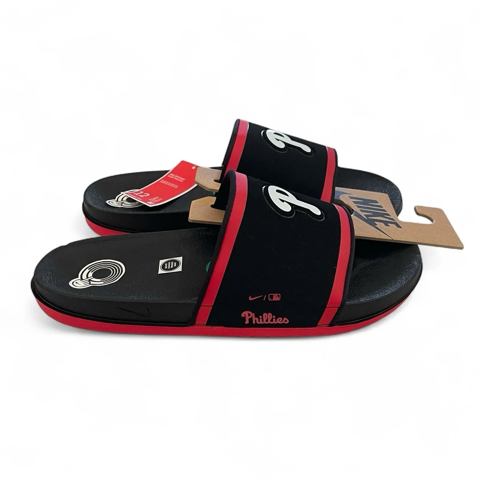 Philadelphia Phillies MLB Nike Offcourt Slide Sandal Shoes Men's 12 - Trendiez U ♥ 