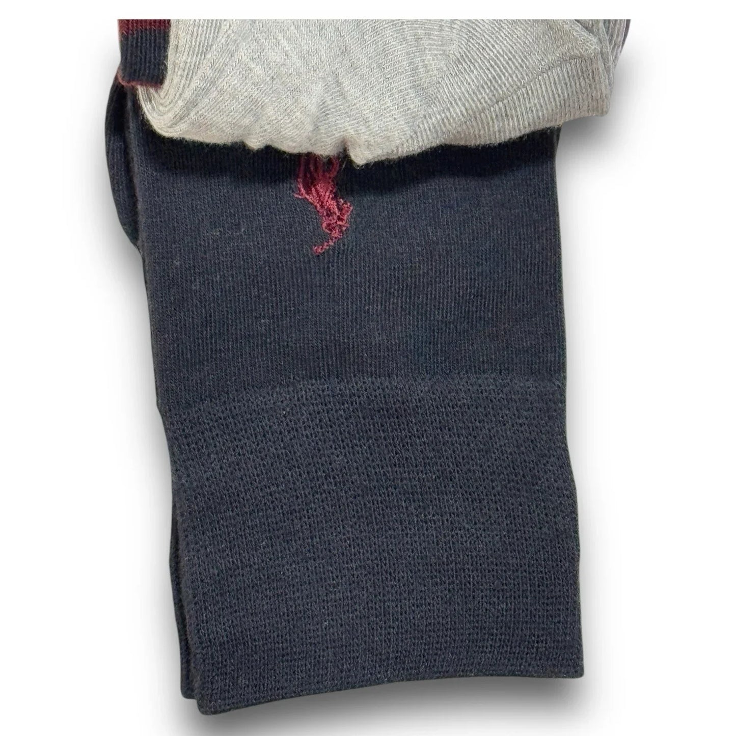 POLO RALPH LAUREN CREW DRESS SOCKS SHOE 6-12.5 MAROON NEW 3 PAIRS MENS - Trendiez U ♥ 