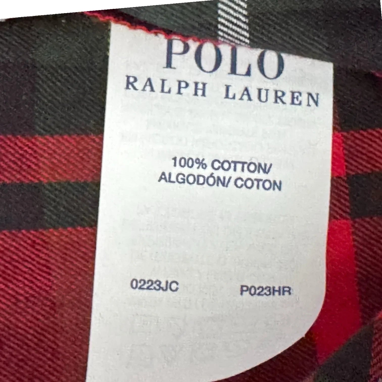 Polo Ralph Lauren Multicolor Tartan Plaid Pajama Men Sleepwear Shirt Sz Medium - Trendiez U ♥ 