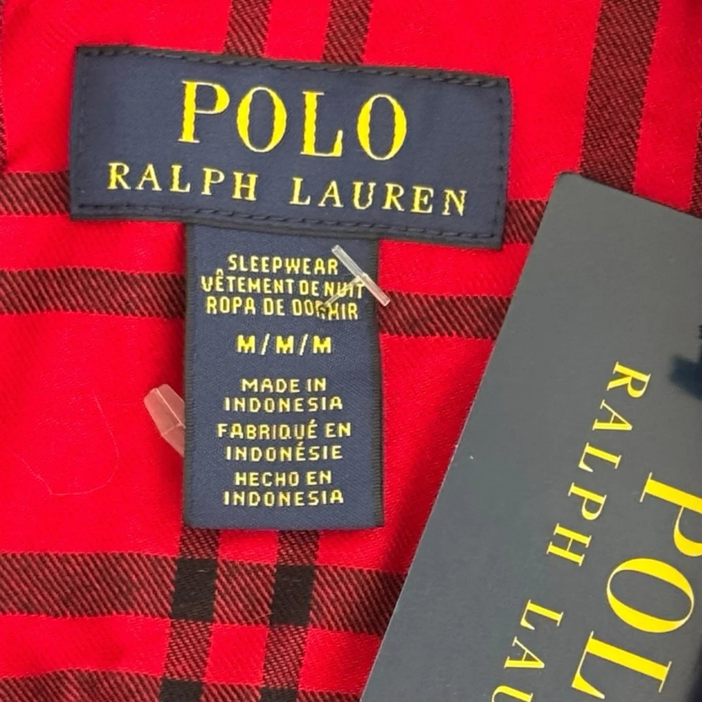 Polo Ralph Lauren Multicolor Tartan Plaid Pajama Men Sleepwear Shirt Sz Medium - Trendiez U ♥ 
