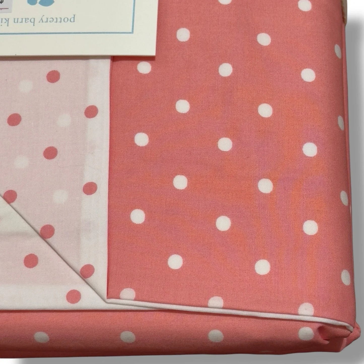 Pottery Barn Kids Pink Dot Duvet Cover Full/Queen Organic Cotton Blanket Bed - Trendiez U ♥ 