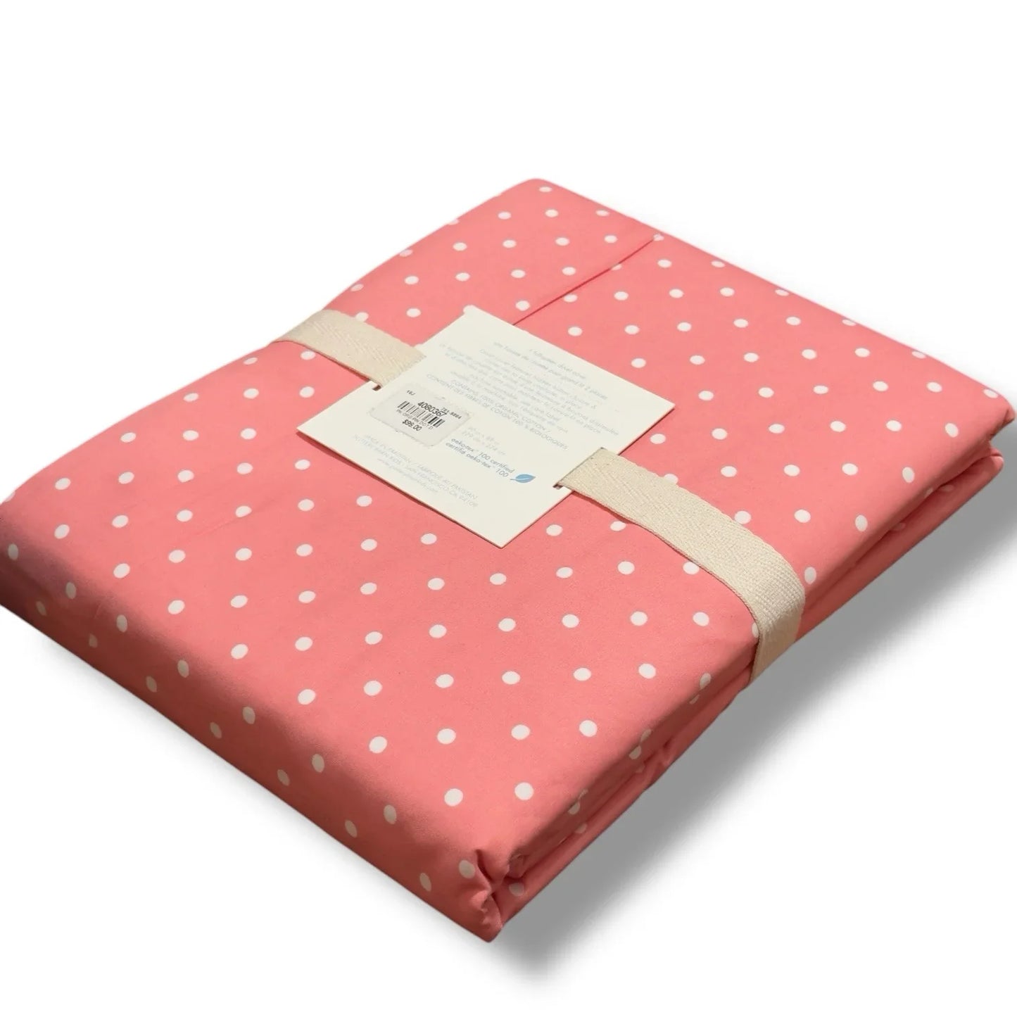 Pottery Barn Kids Pink Dot Duvet Cover Full/Queen Organic Cotton Blanket Bed - Trendiez U ♥ 
