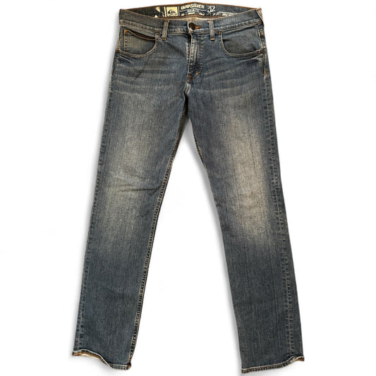 Quiksilver Vintage Y2K Men’s Jeans – 32x32 Blue Denim, Regular Fit Skater Style - Trendiez U ♥ 