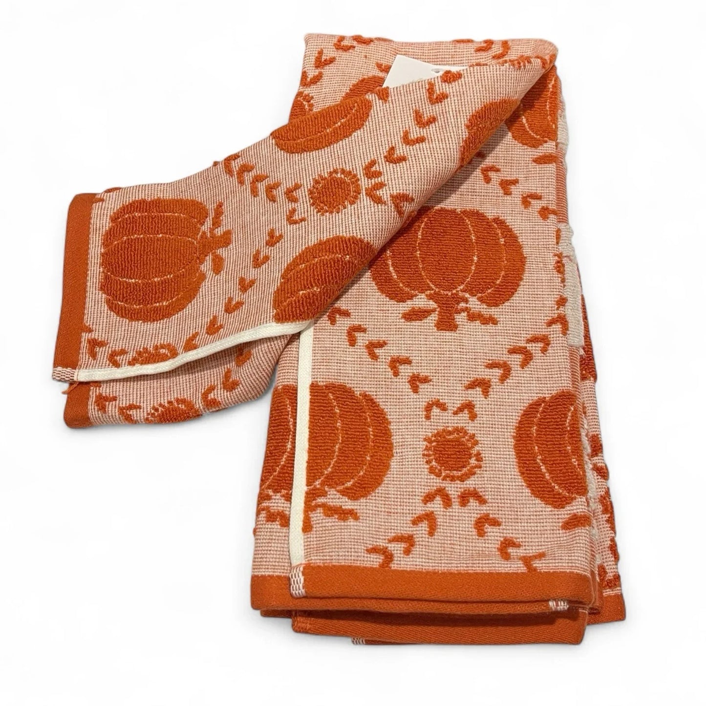 Rachel Ashwell Fall Pumpkin Farmhouse Kitchen Towel Set 3-Piece - Trendiez U ♥ 