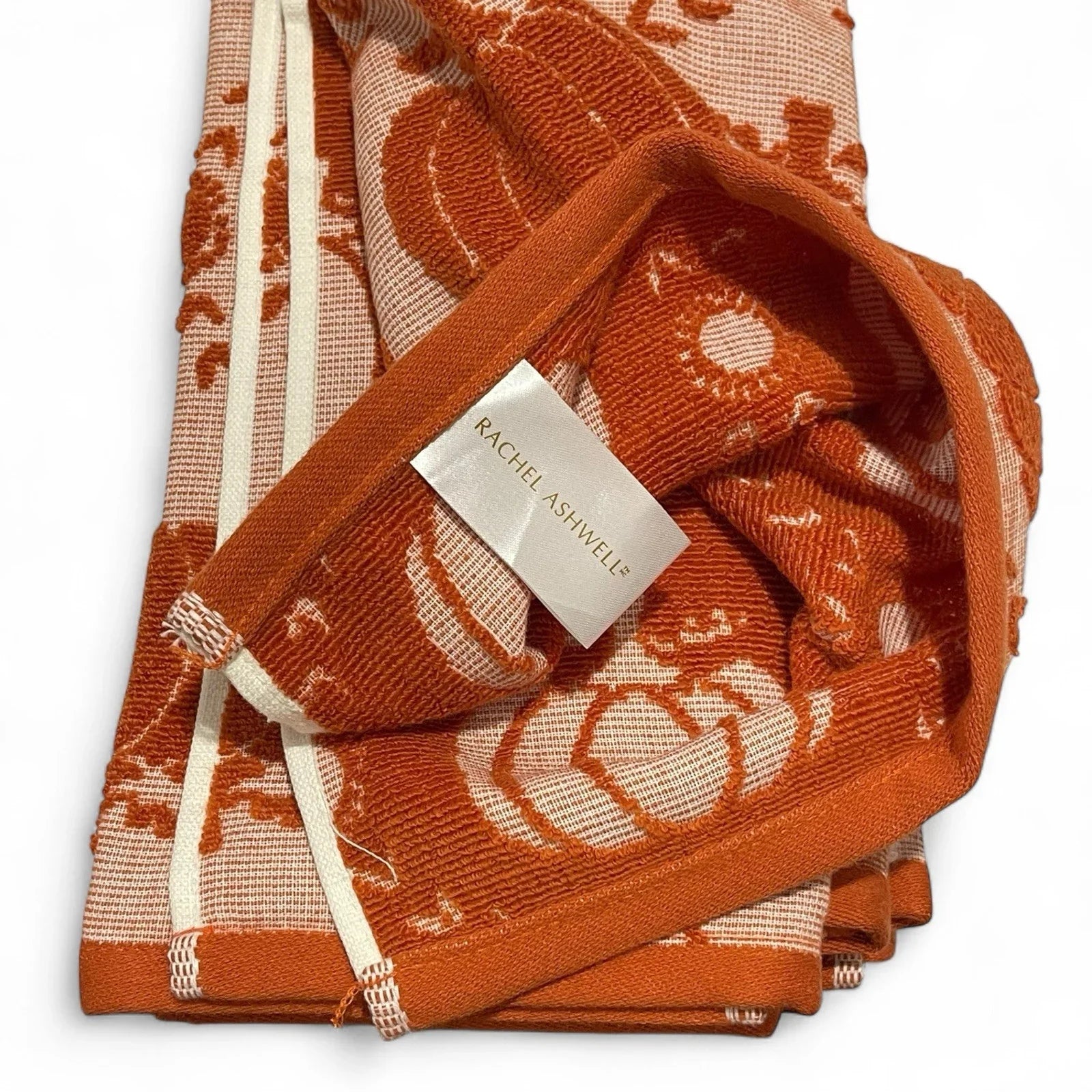 Rachel Ashwell Fall Pumpkin Farmhouse Kitchen Towel Set 3-Piece - Trendiez U ♥ 