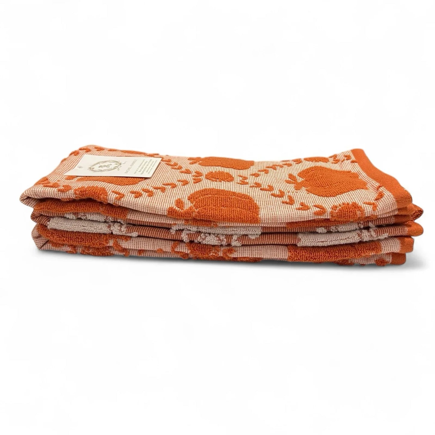 Rachel Ashwell Fall Pumpkin Farmhouse Kitchen Towel Set 3-Piece - Trendiez U ♥ 