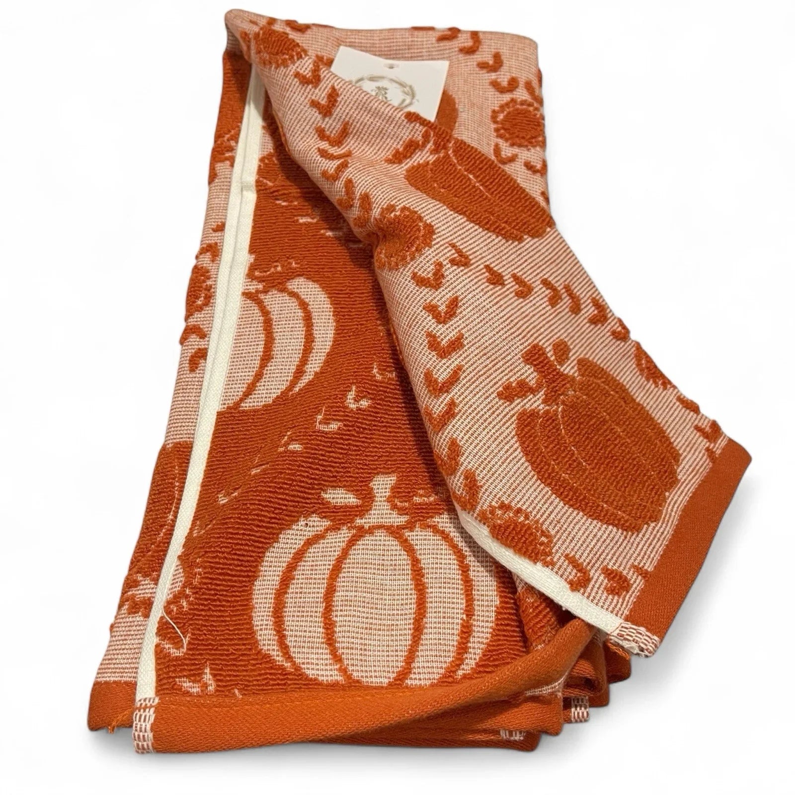 Rachel Ashwell Fall Pumpkin Farmhouse Kitchen Towel Set 3-Piece - Trendiez U ♥ 