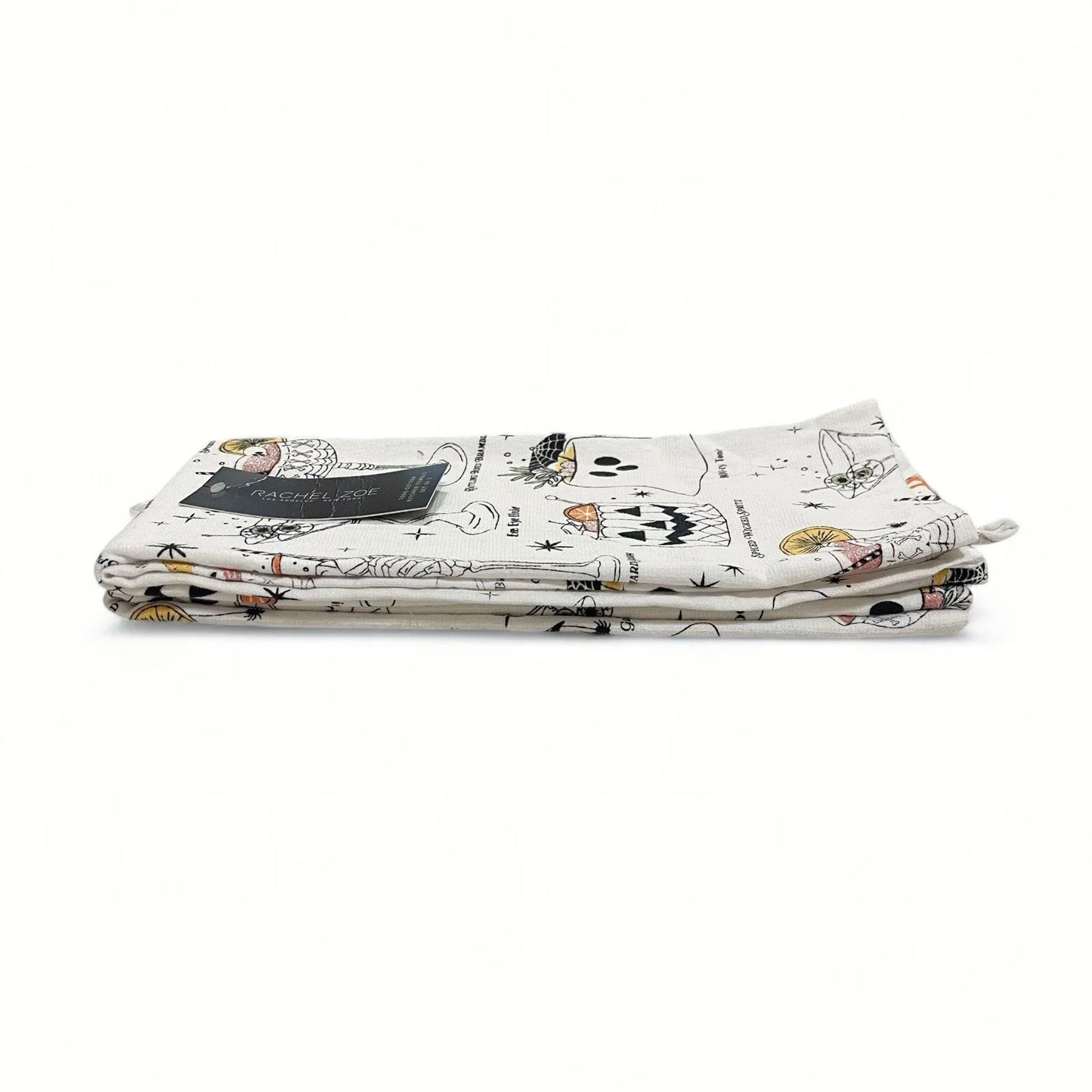 Rachel Zoe Halloween Glitter Kitchen Towel Set of 2 Summerween - Trendiez U ♥ 