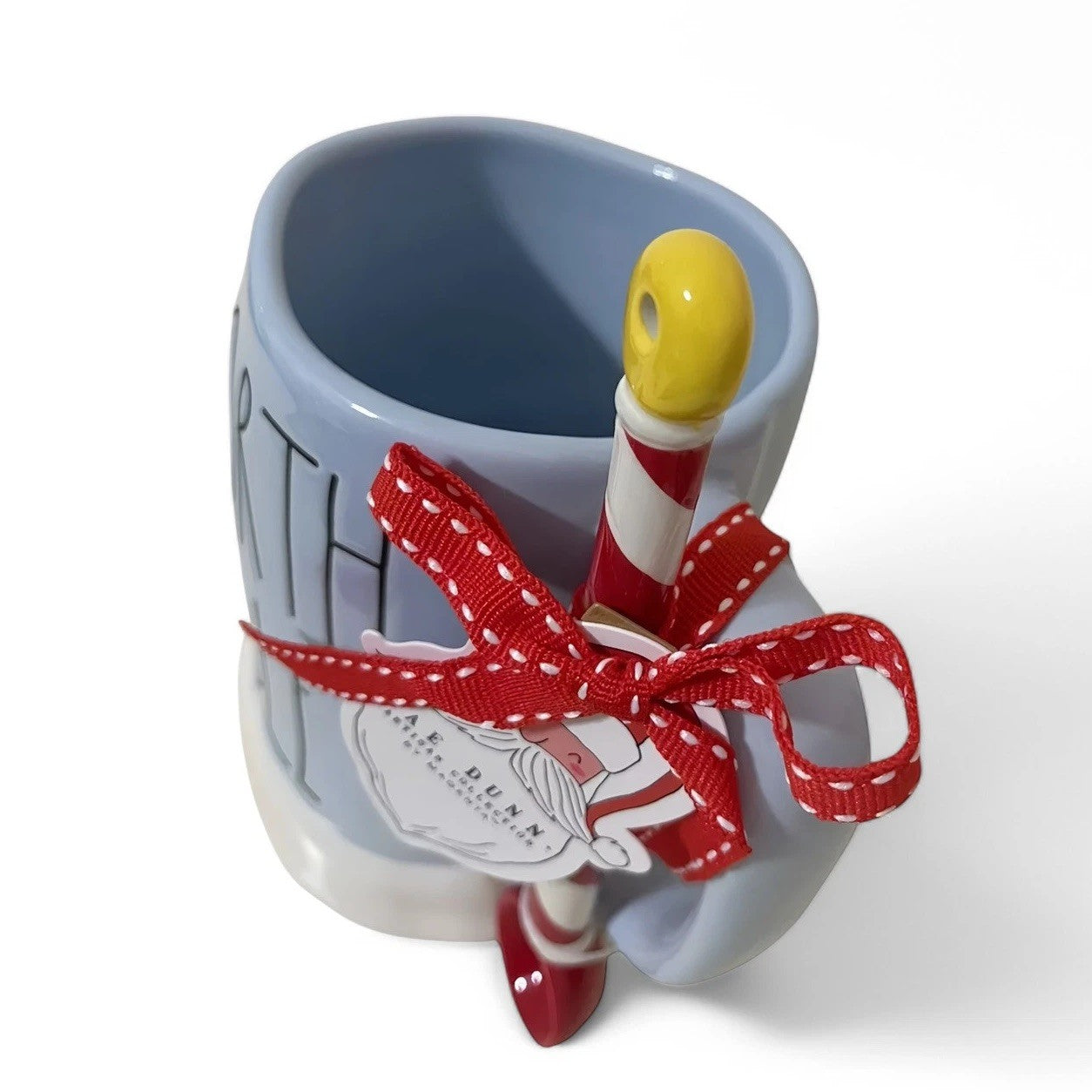 Rae Dunn North Pole Mug with Spoon – Holiday Ceramic Coffee Cup - Trendiez U ♥ 
