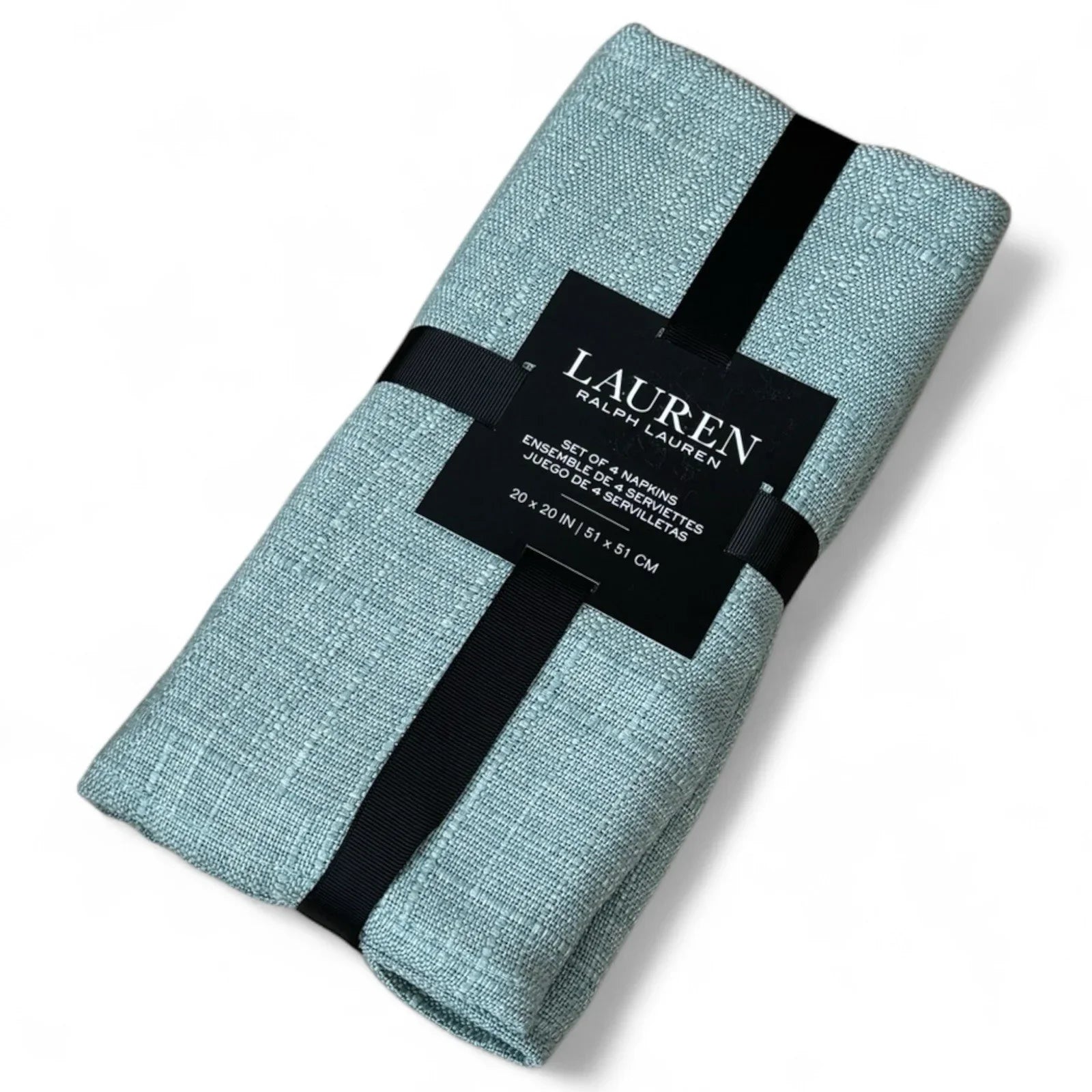 Ralph Lauren Dinner Table Kitchen Serving Luxury Napkins Square Jade Set Of 4 - Trendiez U ♥ 