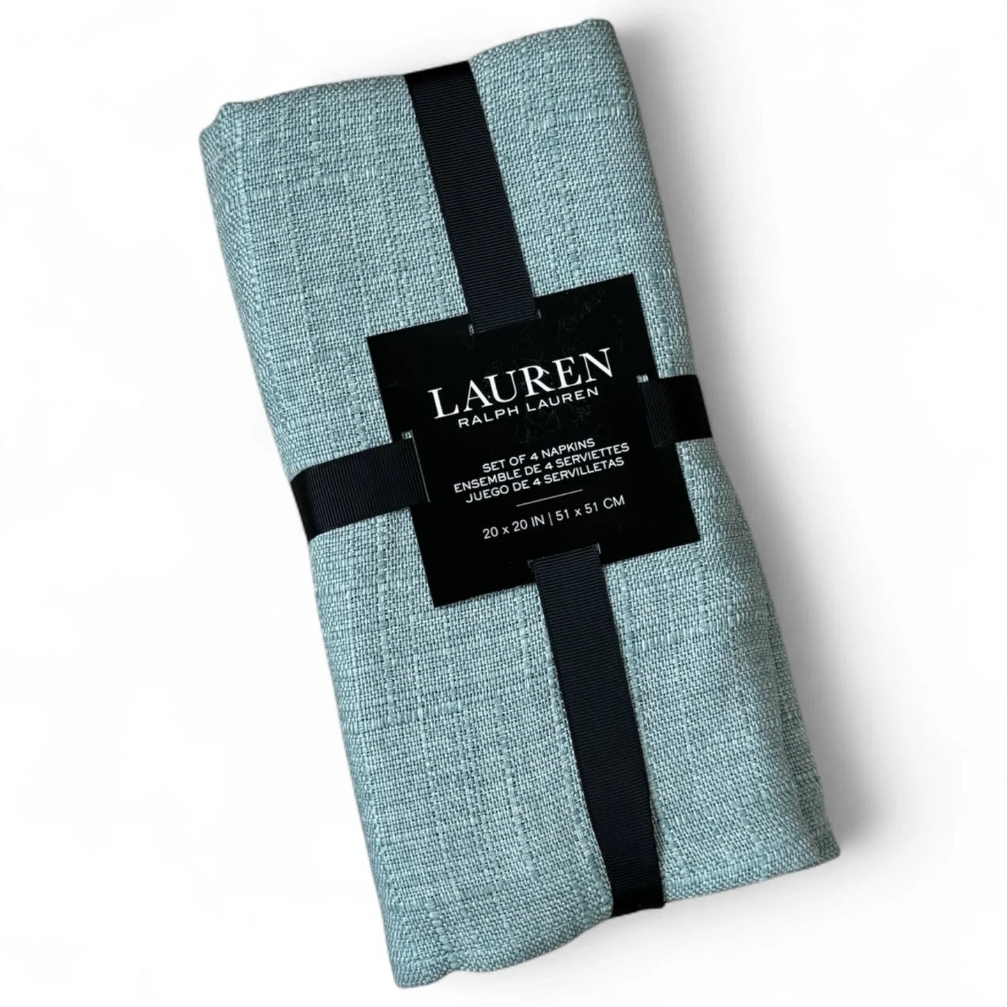 Ralph Lauren Dinner Table Kitchen Serving Luxury Napkins Square Jade Set Of 4 - Trendiez U ♥ 