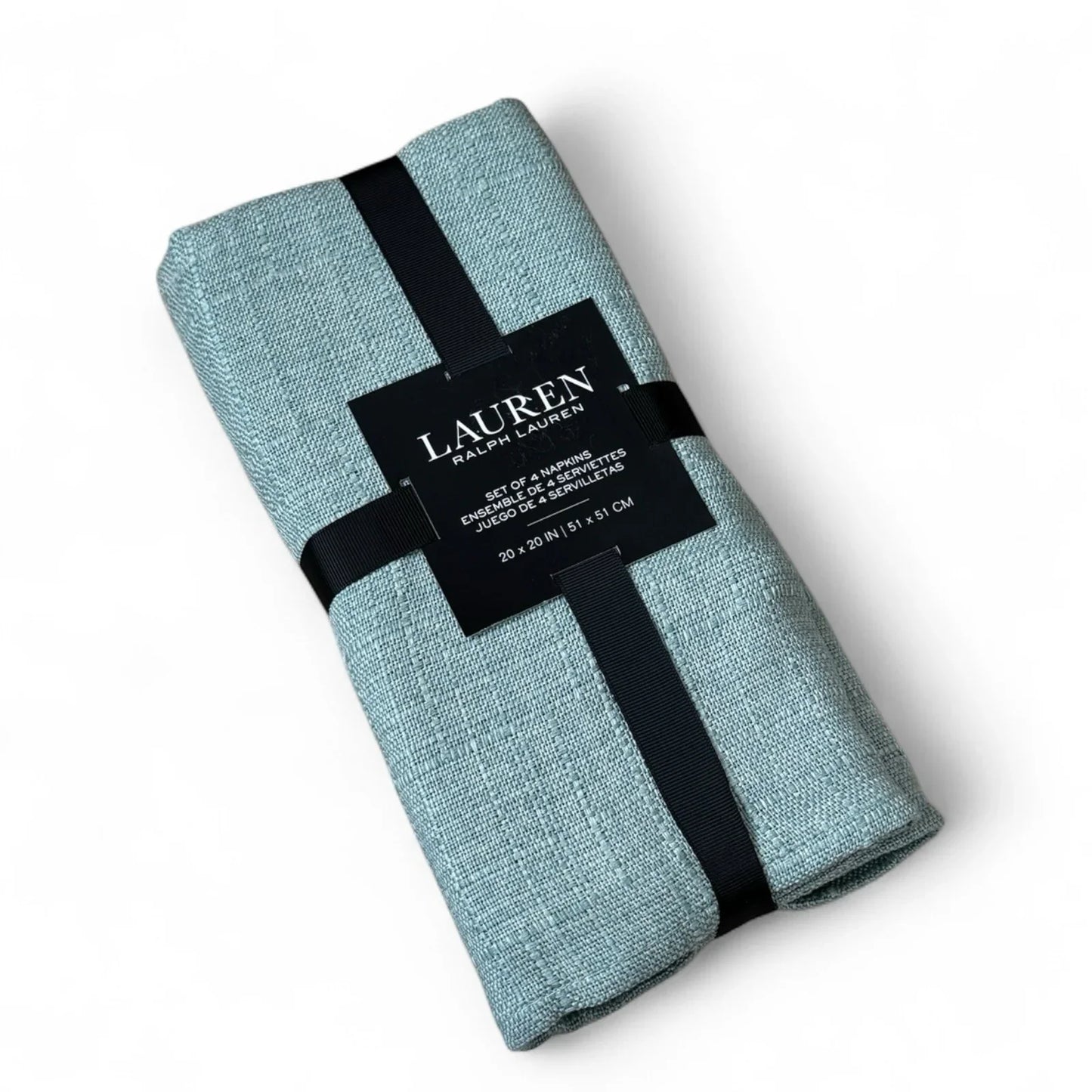 Ralph Lauren Dinner Table Kitchen Serving Luxury Napkins Square Jade Set Of 4 - Trendiez U ♥ 