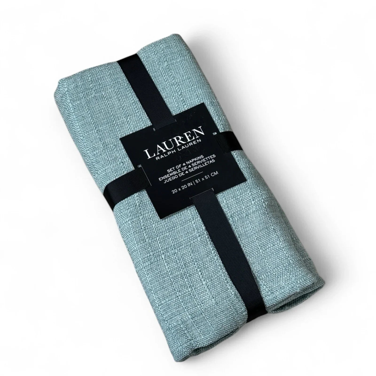 Ralph Lauren Dinner Table Kitchen Serving Luxury Napkins Square Jade Set Of 4 - Trendiez U ♥ 