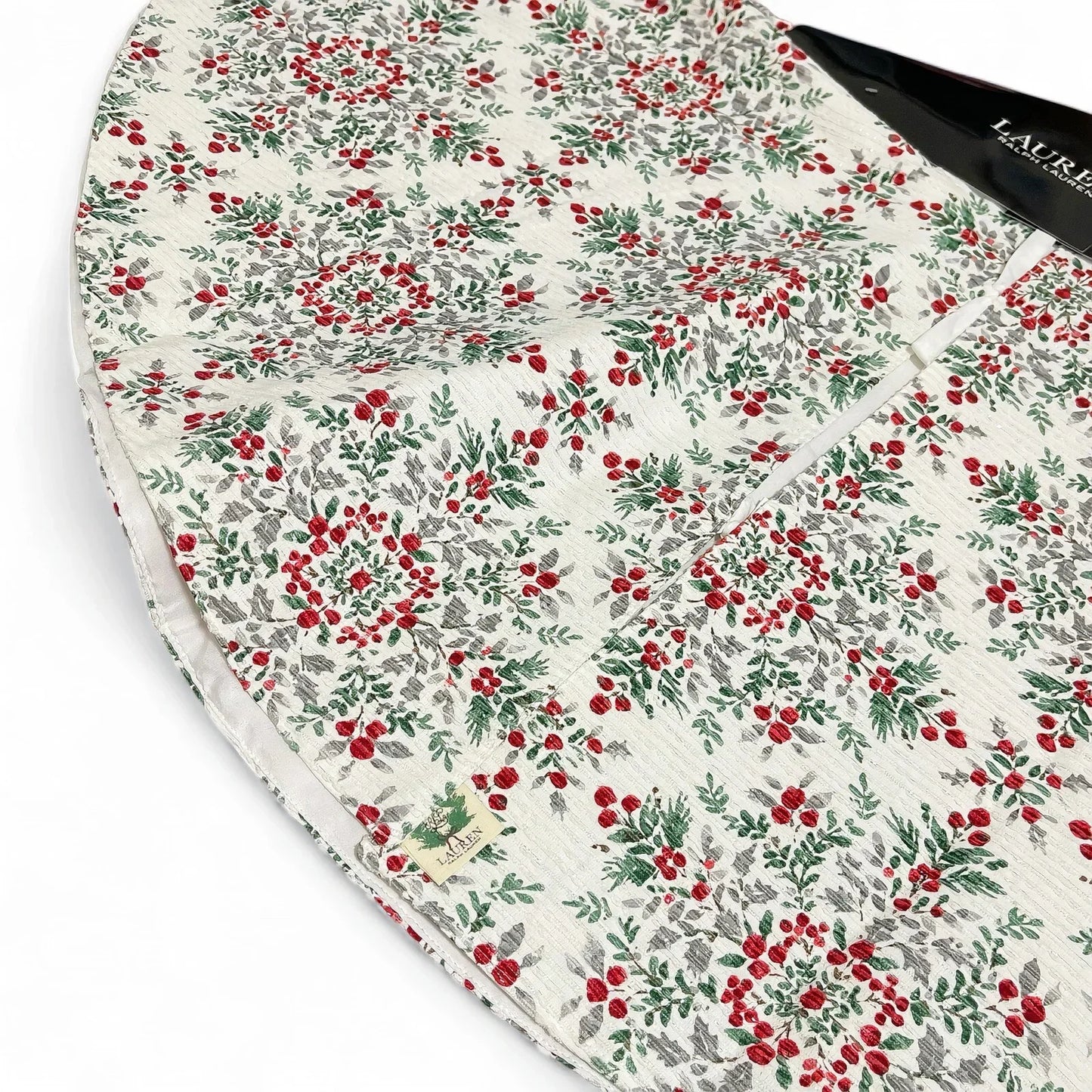 Ralph Lauren Holly Berry Christmas Tree Skirt 48” NWT - Trendiez U ♥ 