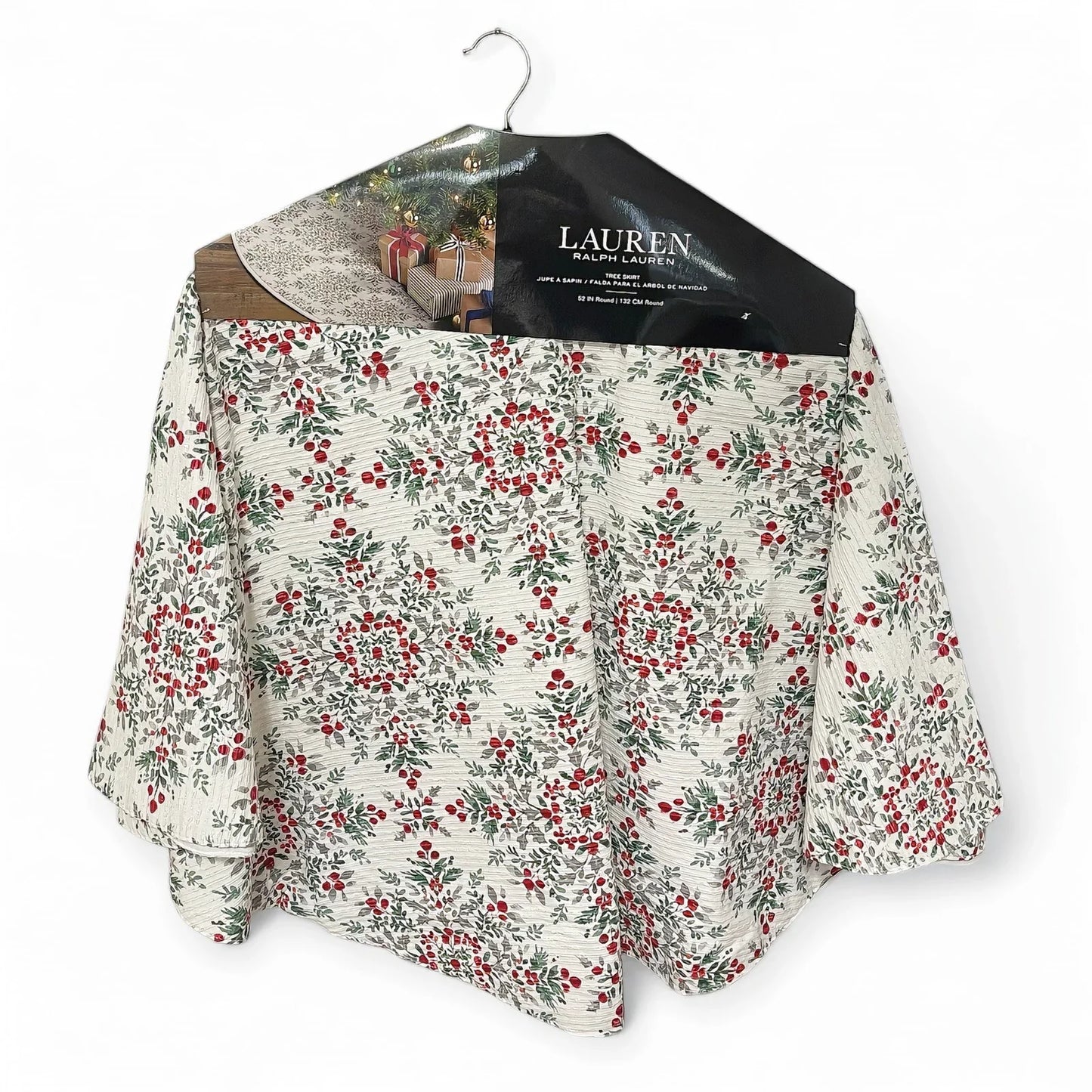 Ralph Lauren Holly Berry Christmas Tree Skirt 48” NWT - Trendiez U ♥ 