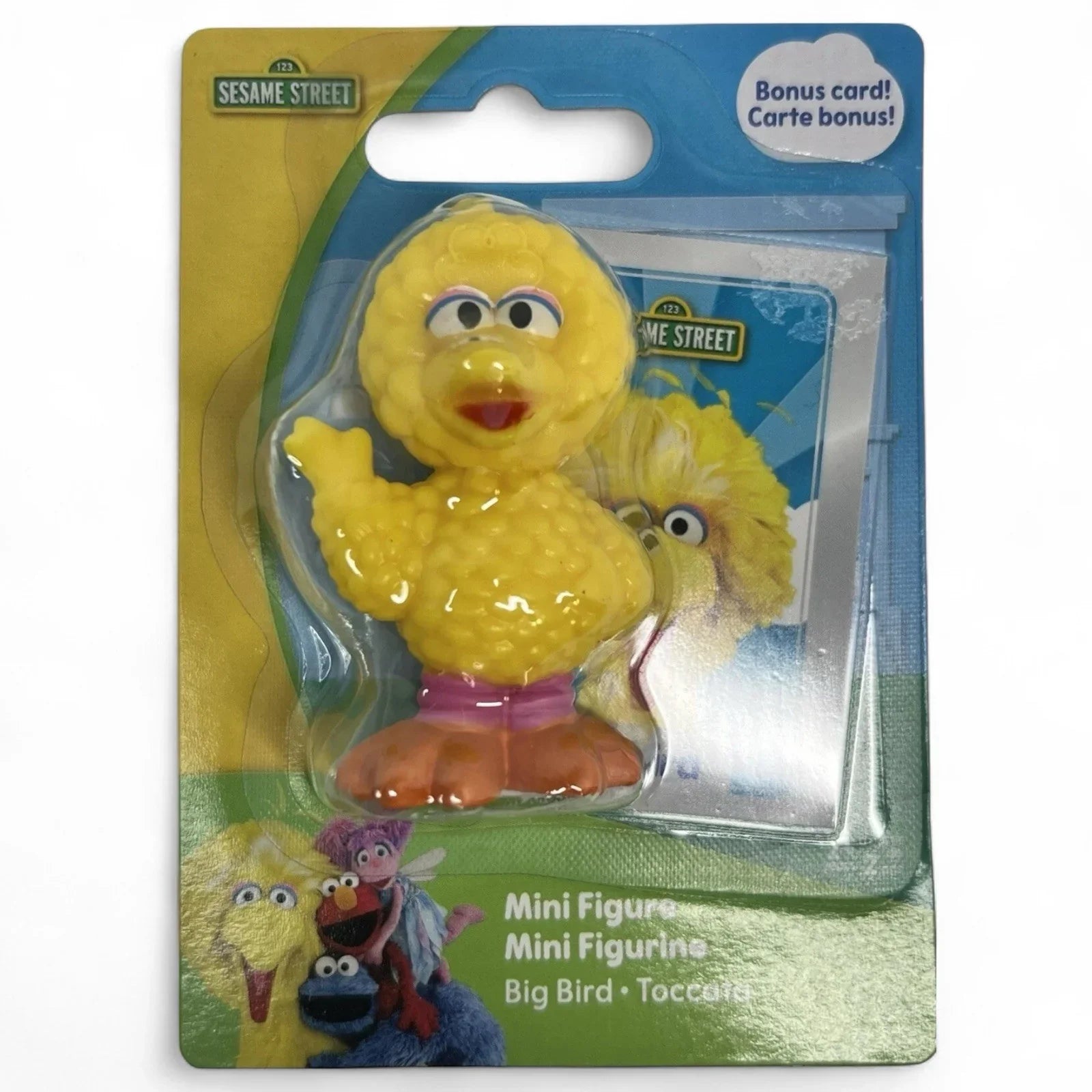 Sesame Street Mini Figures Set of 5 Toys or Cake Toppers w/ Collector Card NEW - Trendiez U ♥ 