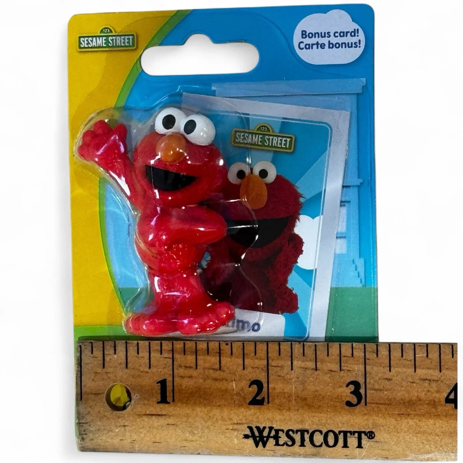 Sesame Street Mini Figures Set of 5 Toys or Cake Toppers w/ Collector Card NEW - Trendiez U ♥ 