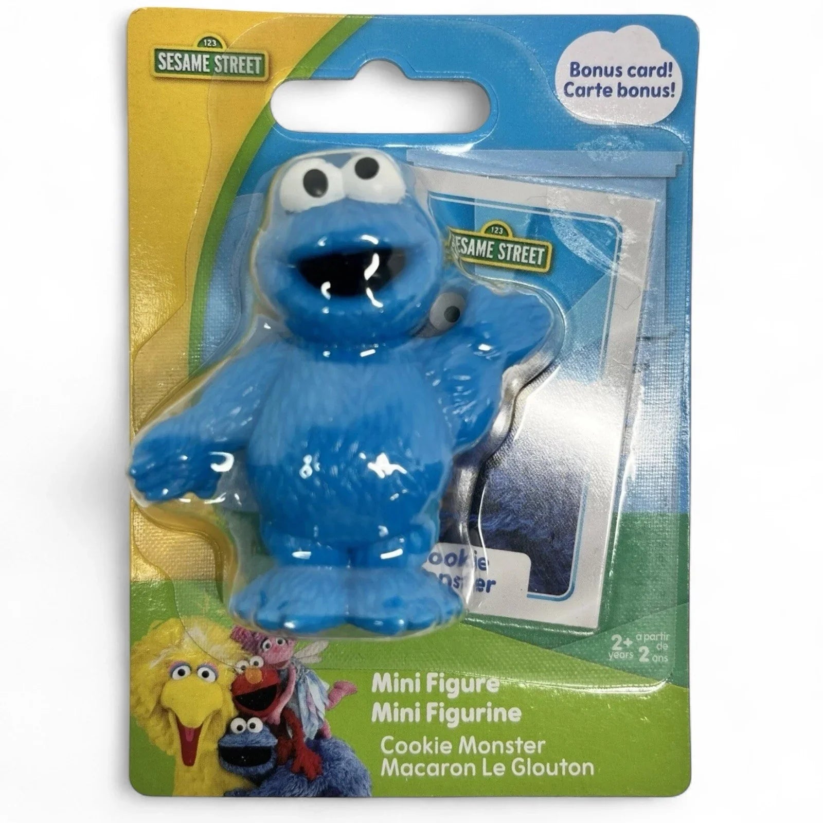 Sesame Street Mini Figures Set of 5 Toys or Cake Toppers w/ Collector Card NEW - Trendiez U ♥ 