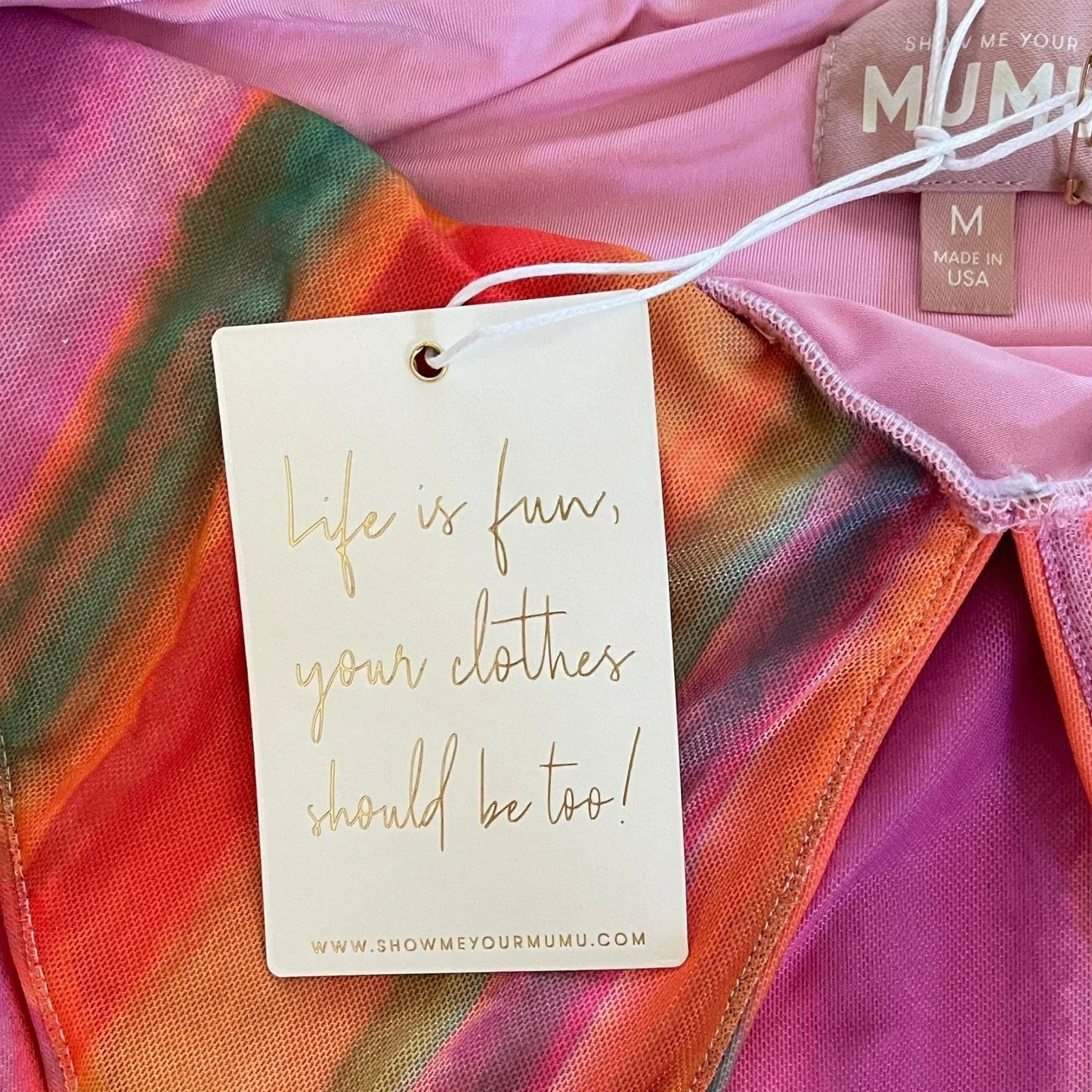 Show Me Your Mumu Halter Mini Sundress Size Medium Zappa Sunrise - Trendiez U ♥ 