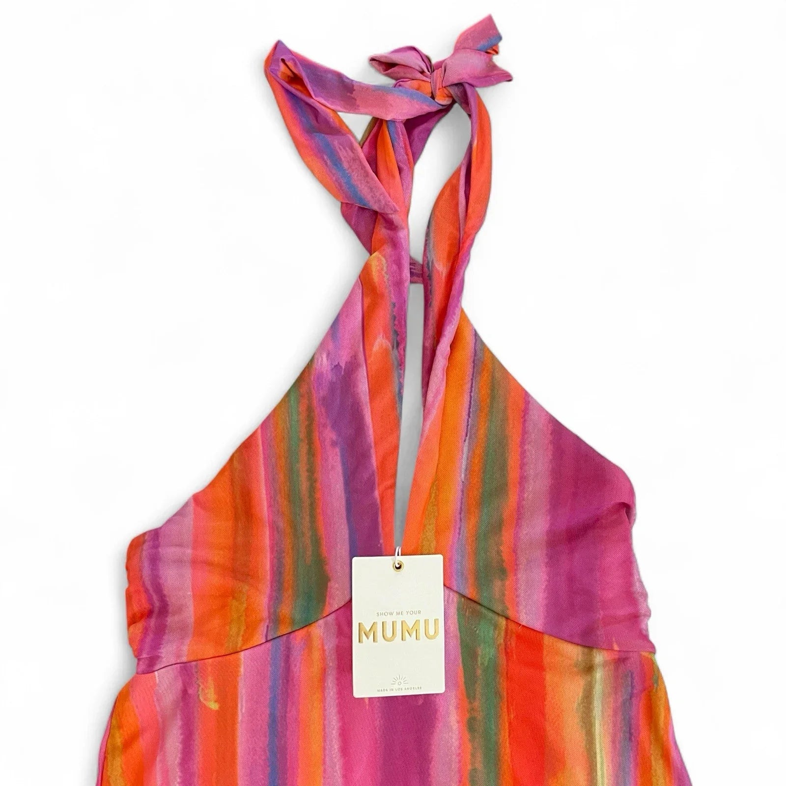 Show Me Your Mumu Halter Mini Sundress Size Medium Zappa Sunrise - Trendiez U ♥ 