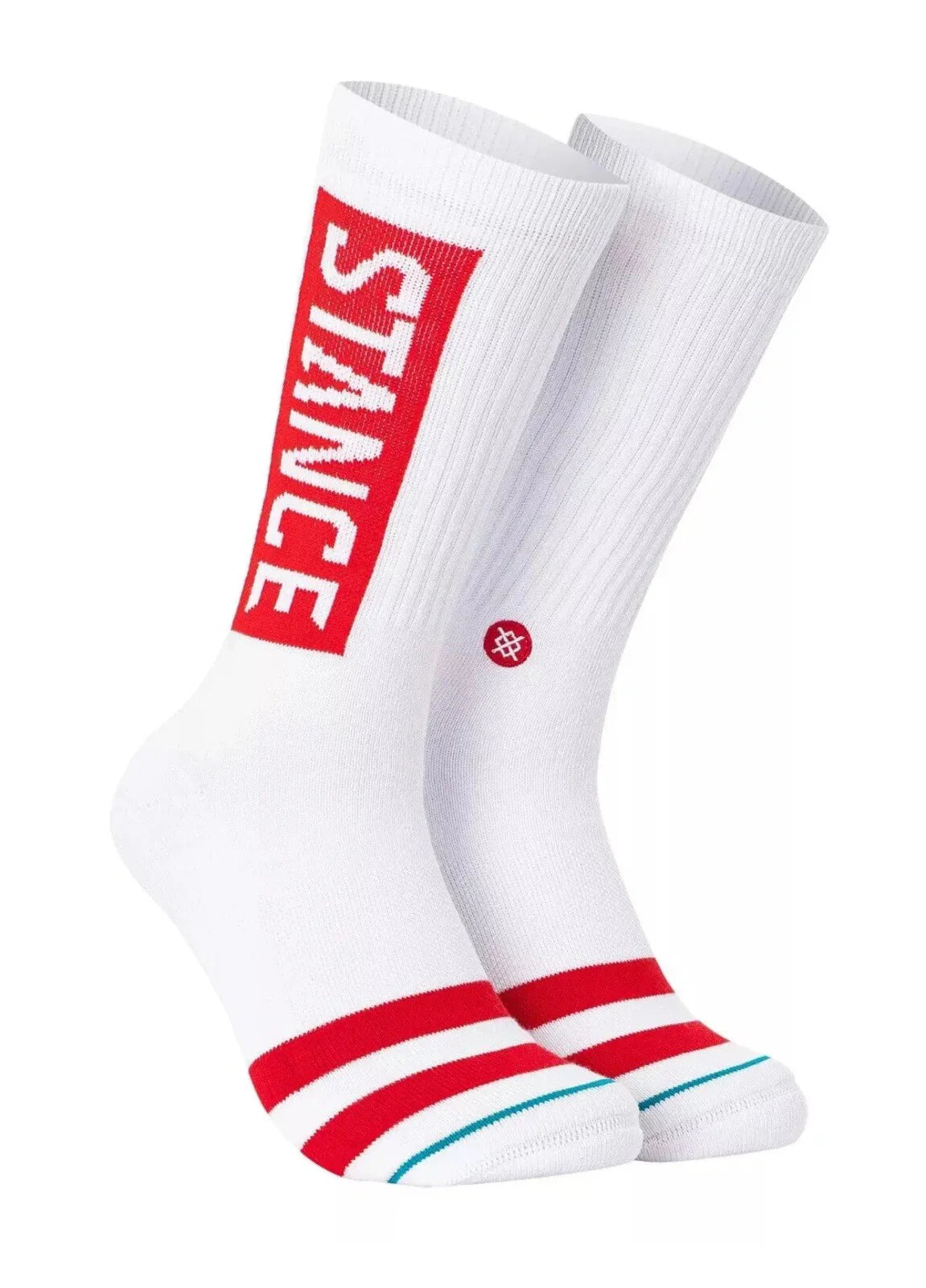 Stance The OG 3 Pack Casual Crew Socks - Camo, White/Red, Gray Size MEDIUM NWT - Trendiez U ♥ 