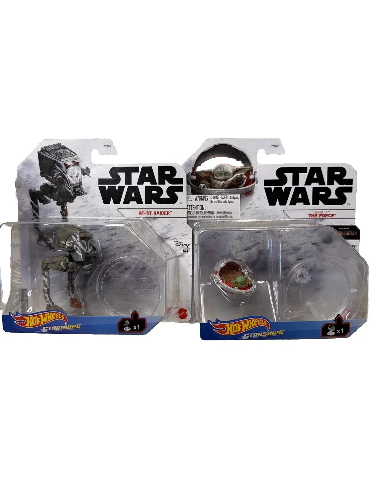 Star Wars Toy Action Figure Die Cast AT-ST Raider GROGU Razor Crest Lot 3 Pc - Trendiez U ♥ 