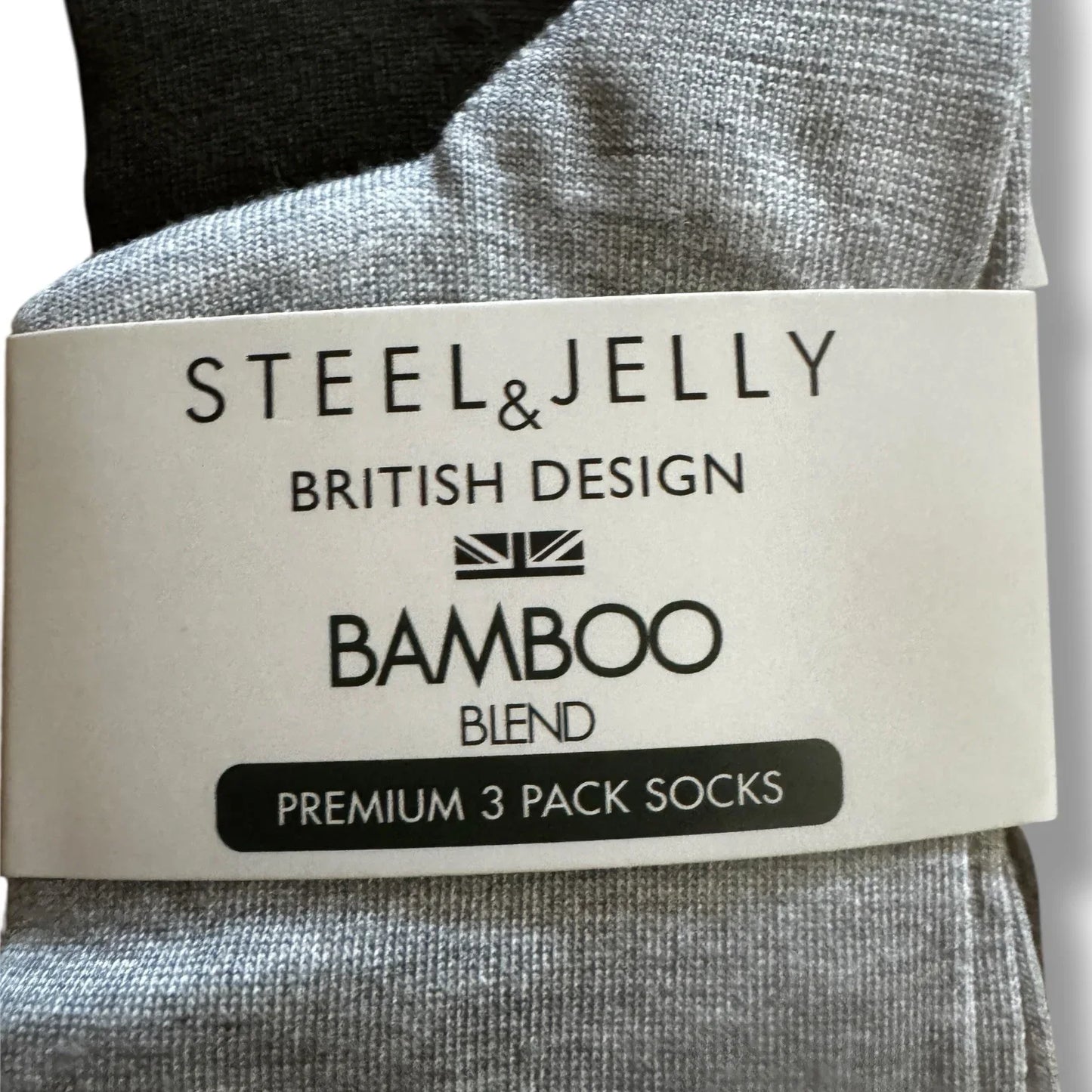 Steel & Jelly Bamboo Blend Socks – 3-Pair Pack, Dark Gray & Green Premium Comfort - Trendiez U ♥ 