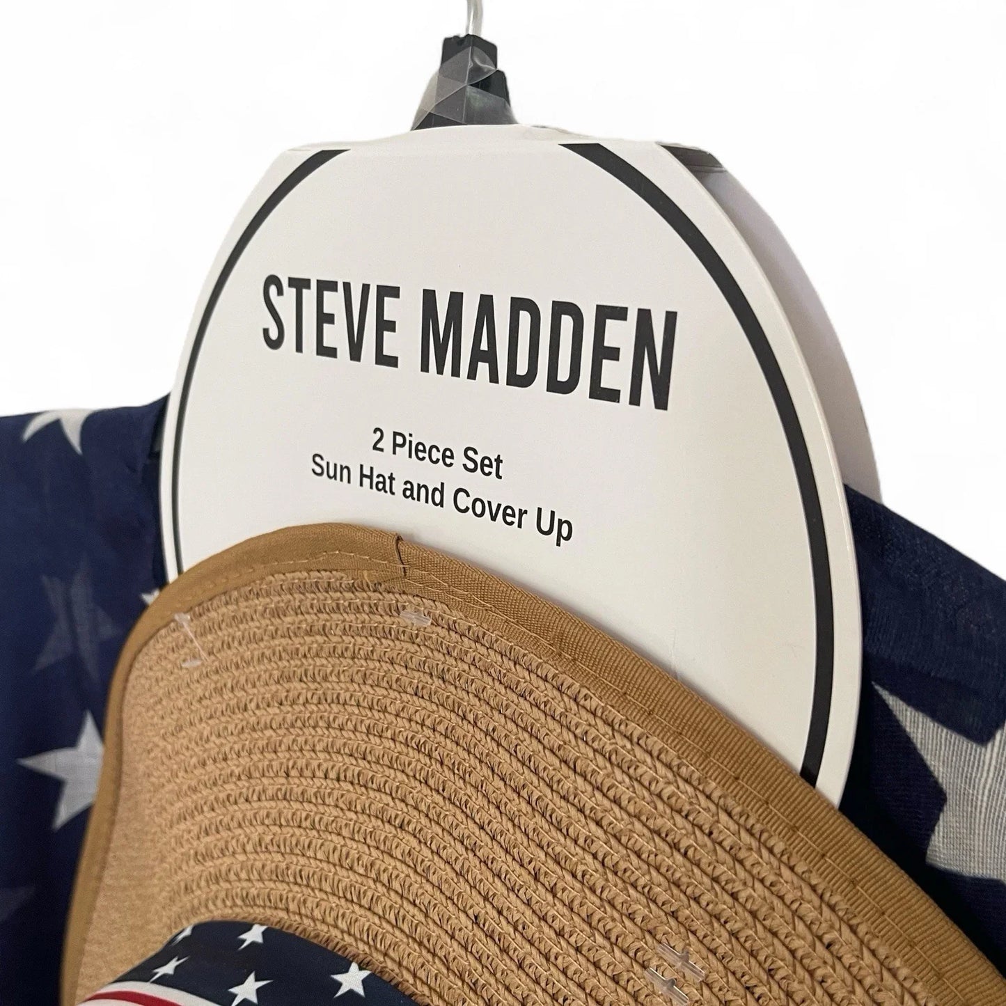 Steve Madden Beach Coverup Kimono With Hat 4th Of July Patriotic American Flag - Trendiez U ♥ 