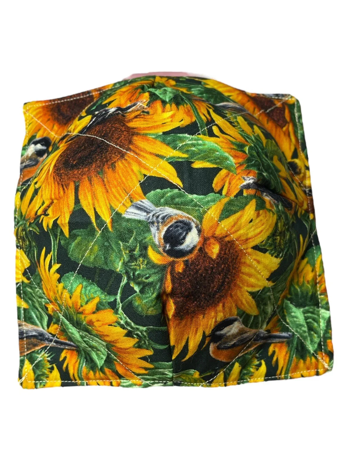 SUNFLOWER 🌻Handmade Reversible 100% Cotton Microwave Bowl Cozy - Trendiez U ♥ 