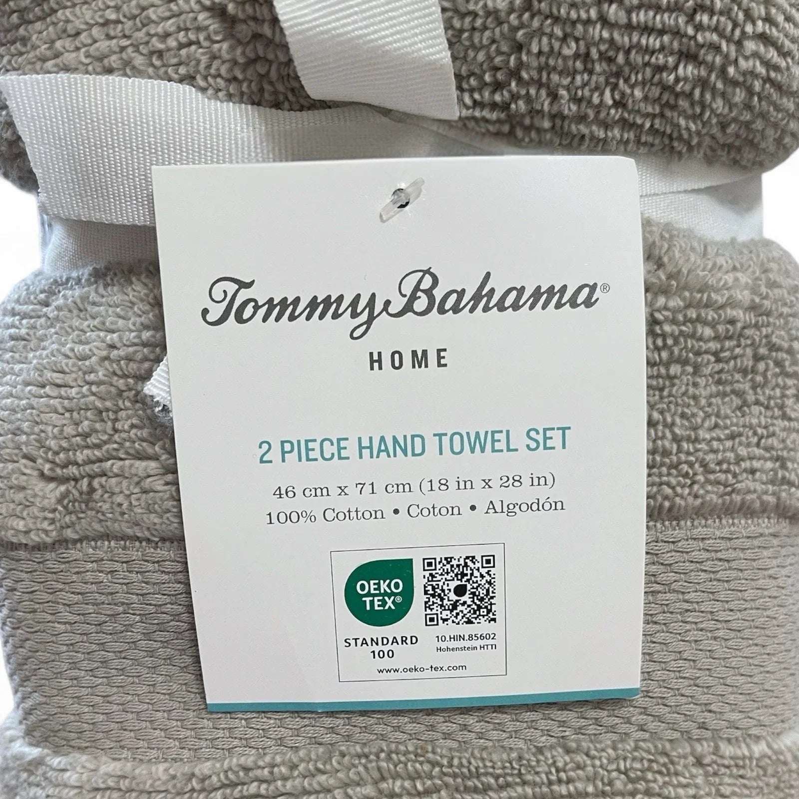 Tommy Bahama 4-Piece Gray Bath Towel Set – 100% Cotton - Trendiez U ♥ 