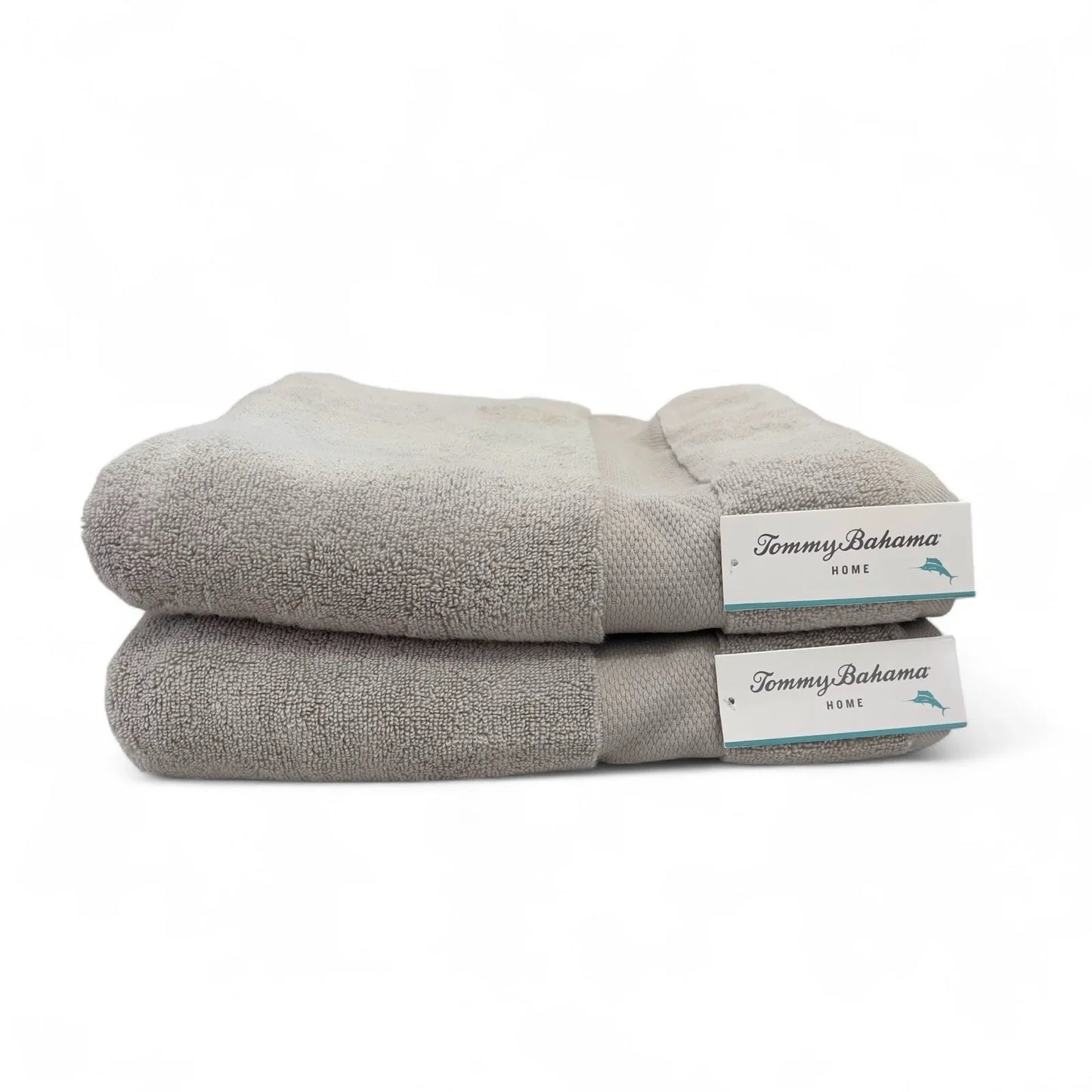 Tommy Bahama 4-Piece Gray Bath Towel Set – 100% Cotton - Trendiez U ♥ 