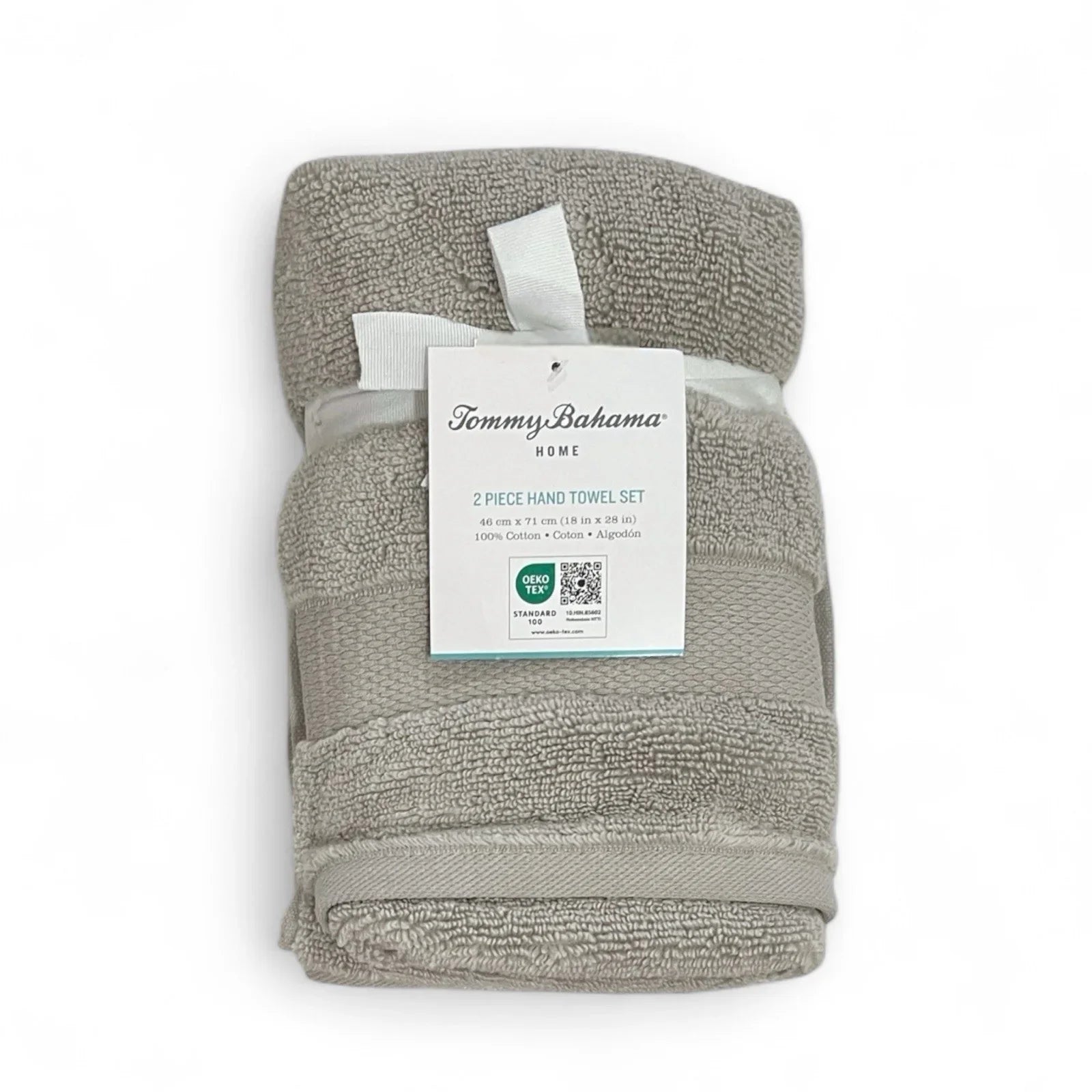 Tommy Bahama 4-Piece Gray Bath Towel Set – 100% Cotton - Trendiez U ♥ 
