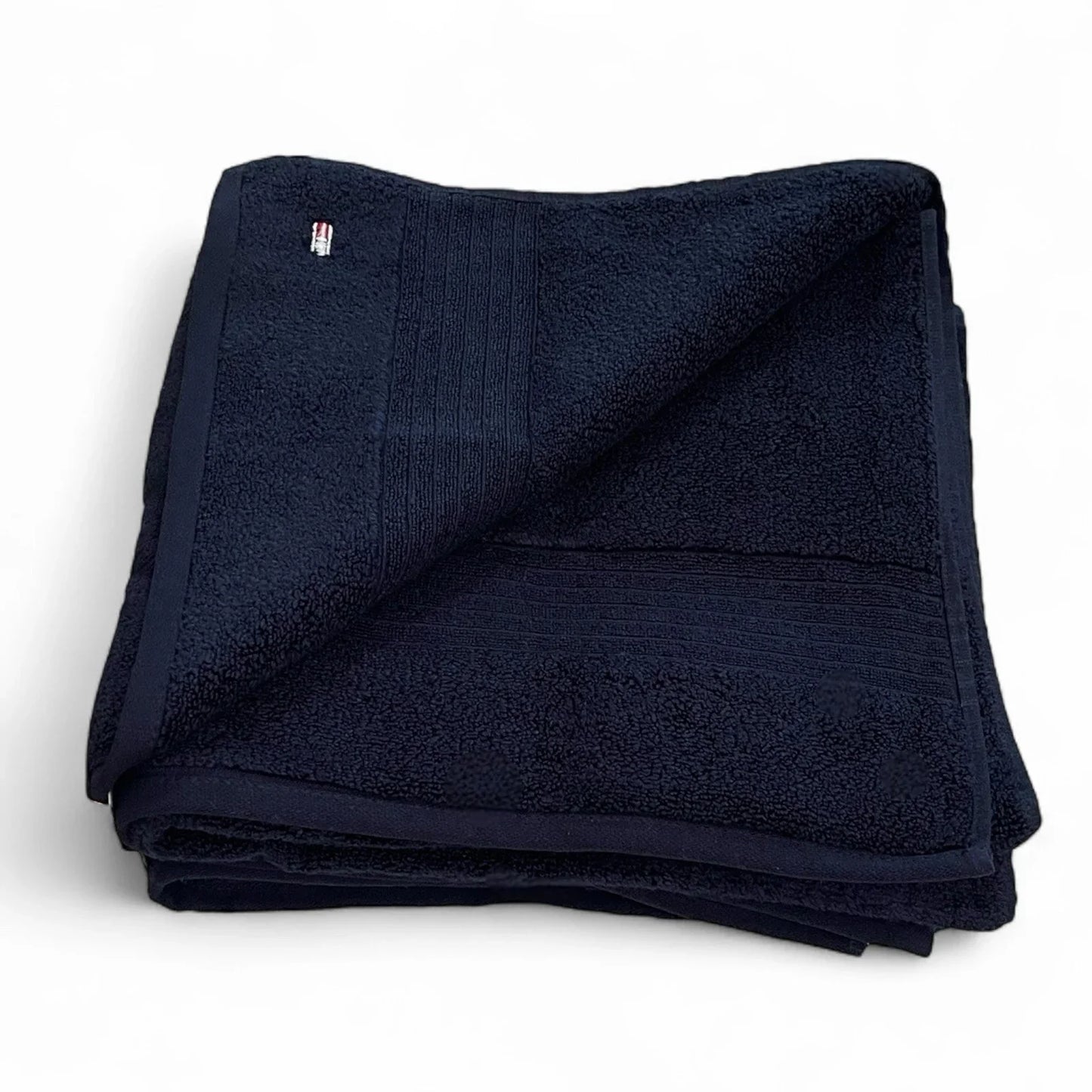Tommy Hilfiger 8-Piece Bath Towel Set – Blue, 100% Cotton - Trendiez U ♥ 