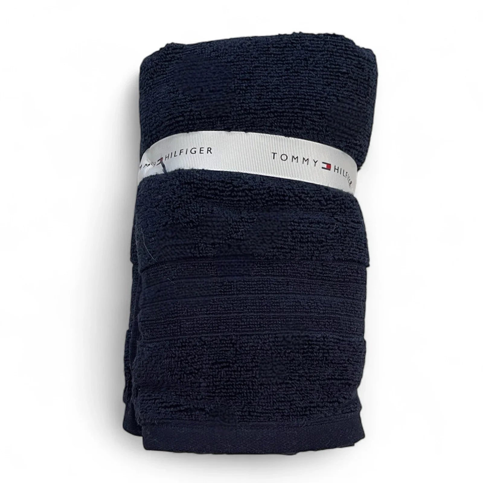 Tommy Hilfiger 8-Piece Bath Towel Set – Blue, 100% Cotton - Trendiez U ♥ 