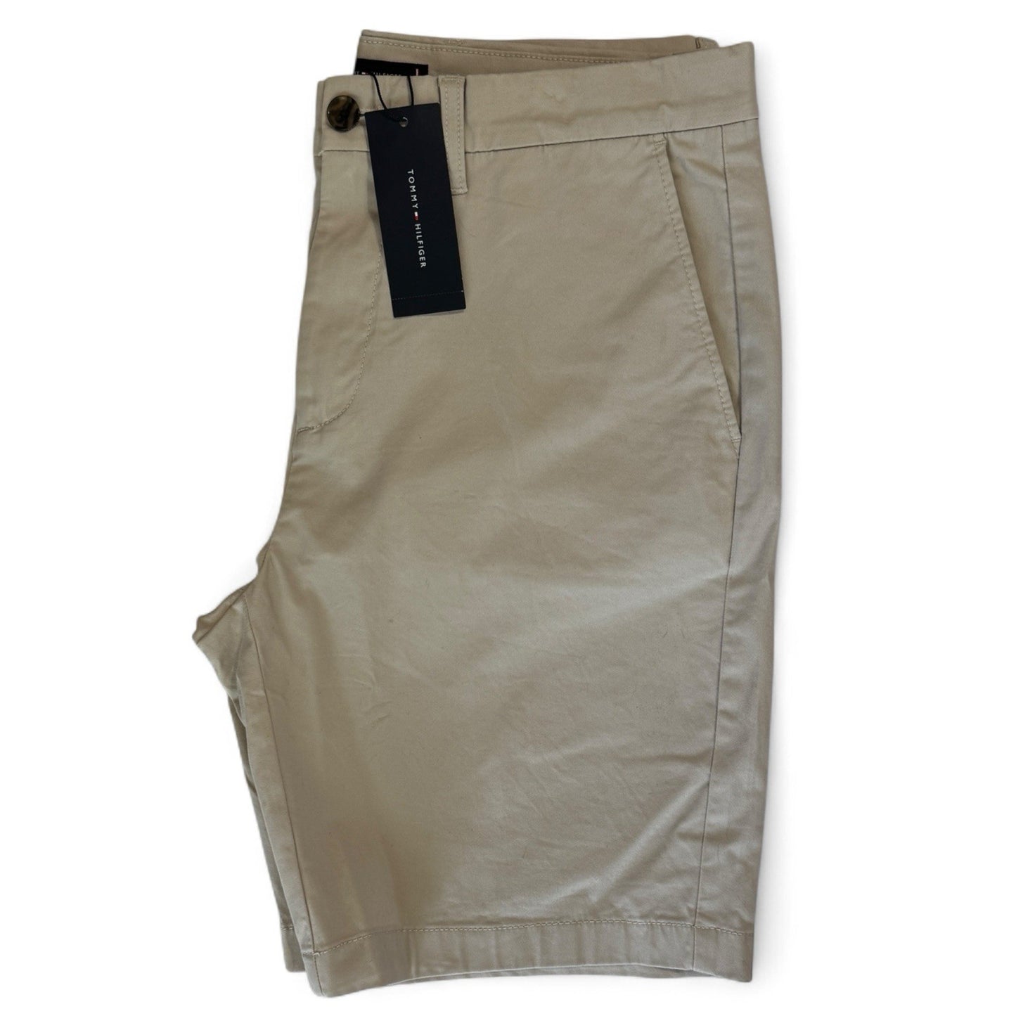 Tommy Hilfiger Men’s Classic Khaki Chino Shorts – Size 32 - Trendiez U ♥ 